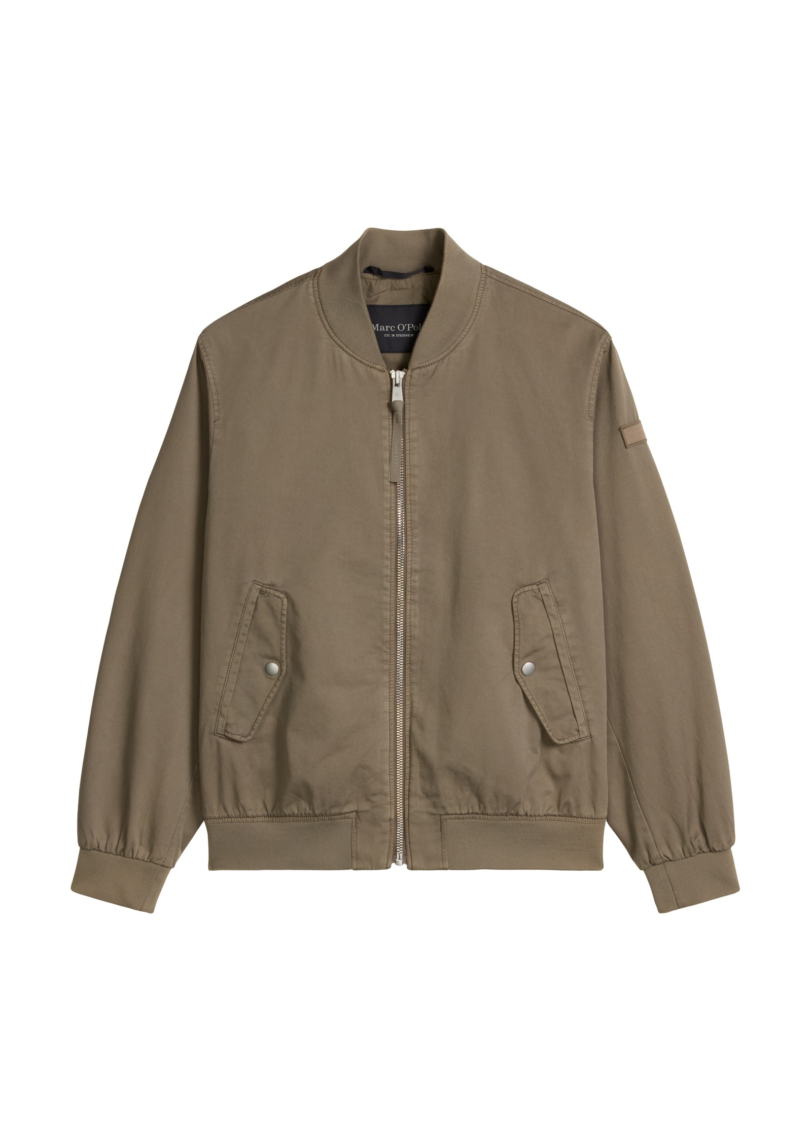 Marc O'Polo Outdoorjacke »aus Bio-Baumwoll-Twill« ohne Kapuze