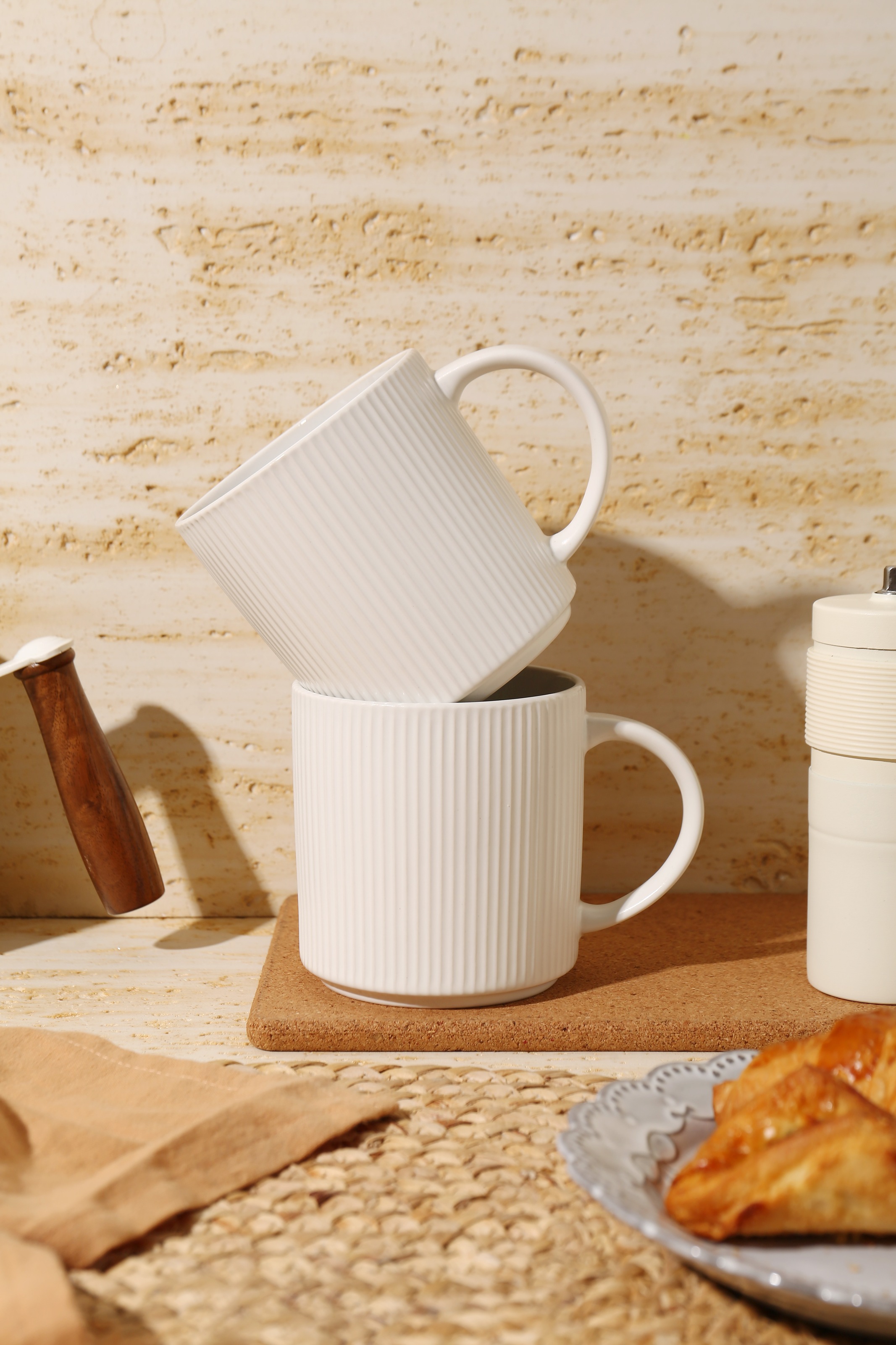 OTTO home Becher "Kaffeebecher Loik, 6er Set" spülmaschinenfest und mikrowe günstig online kaufen