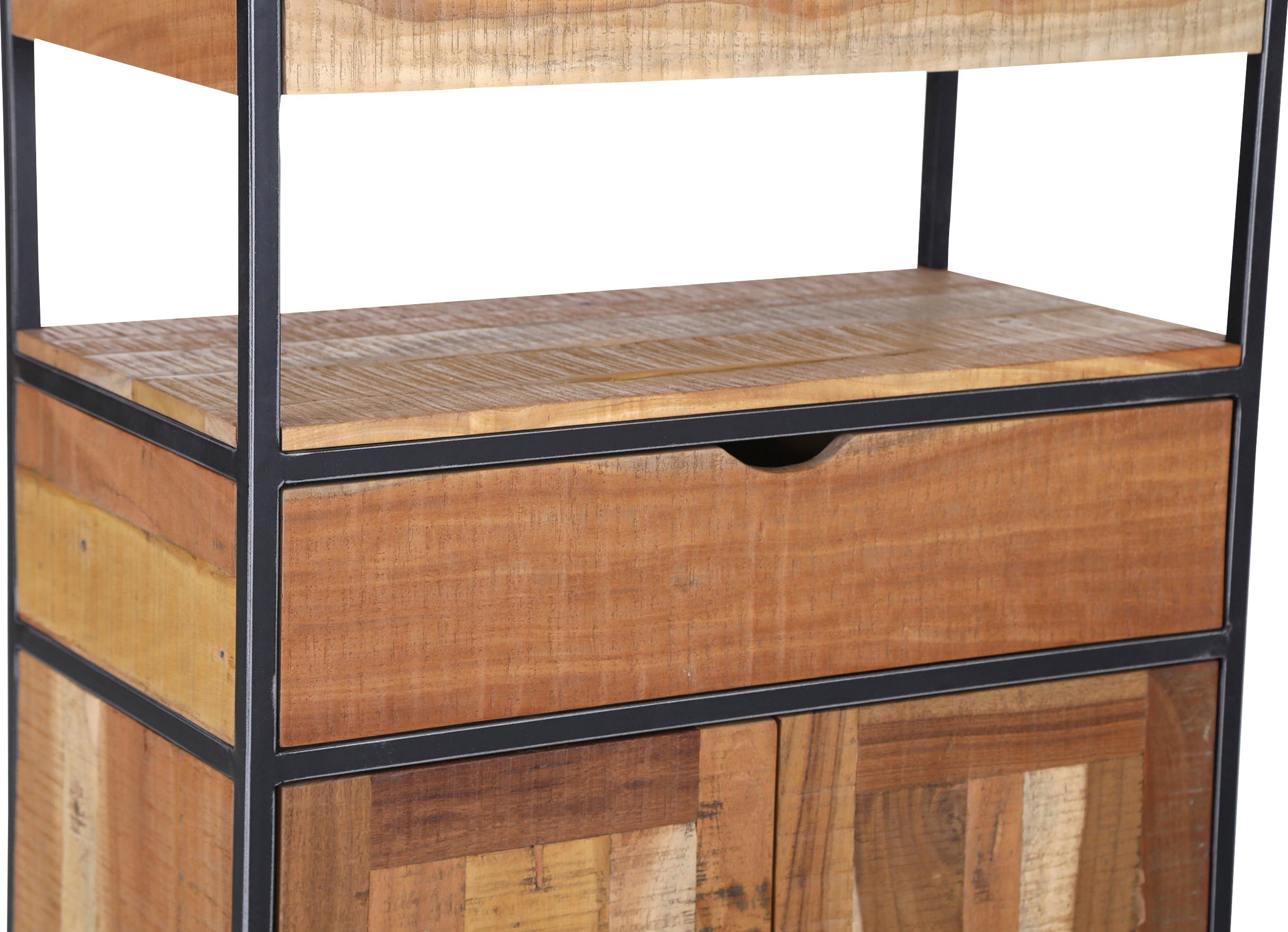 Gutmann Factory Regal "Jagger" aus recyceltem Massivholz günstig online kaufen