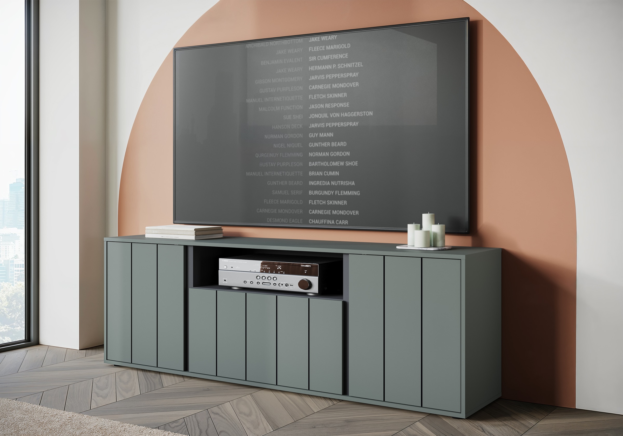 Home affaire Lowboard "VEDDEL" Breite ca.187 günstig online kaufen