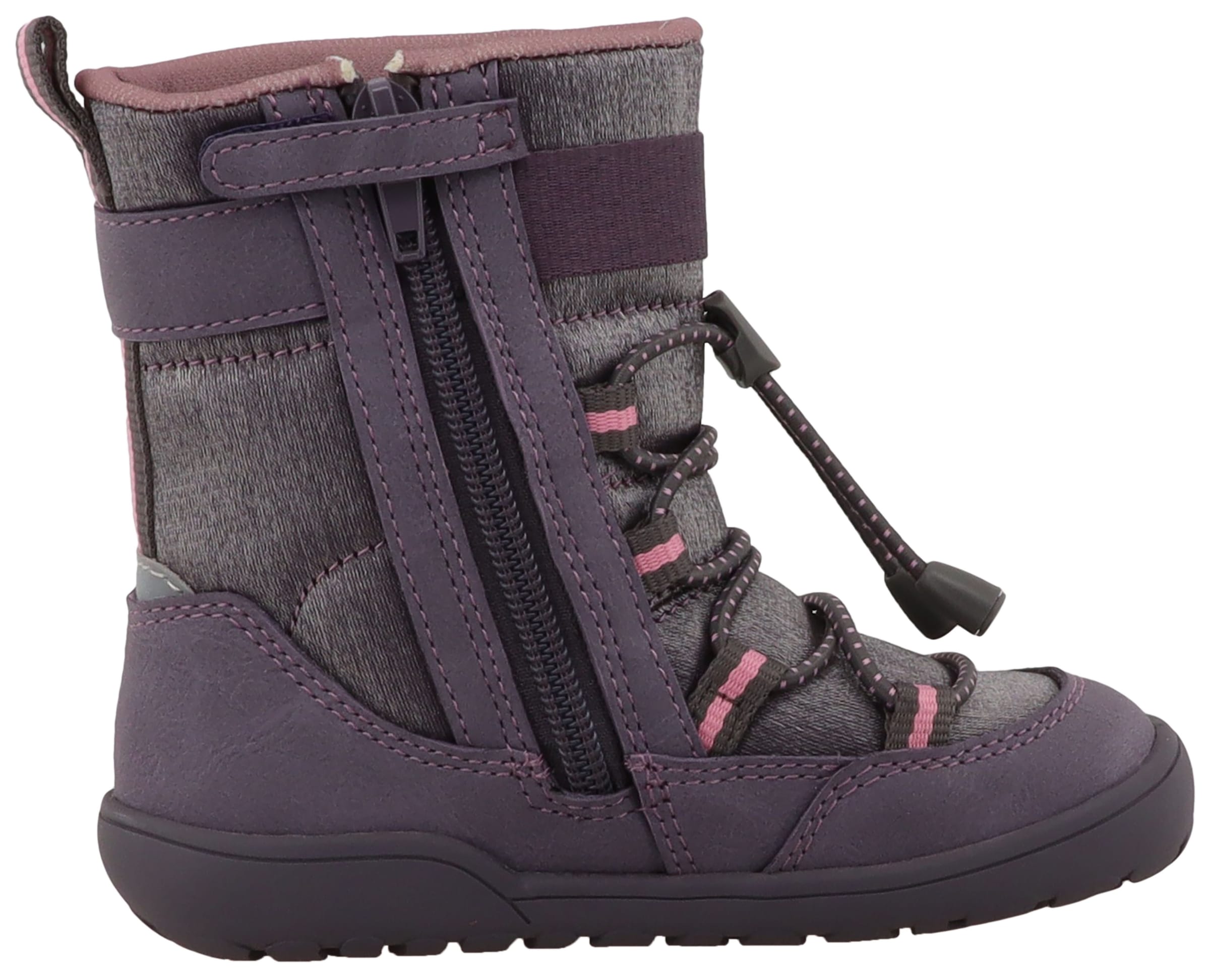 Lurchi Barfußschuh »Jace 1 Barefoot-TEX«  Winterboots mit Kontrastbesätzen, Größenschablone zum Download