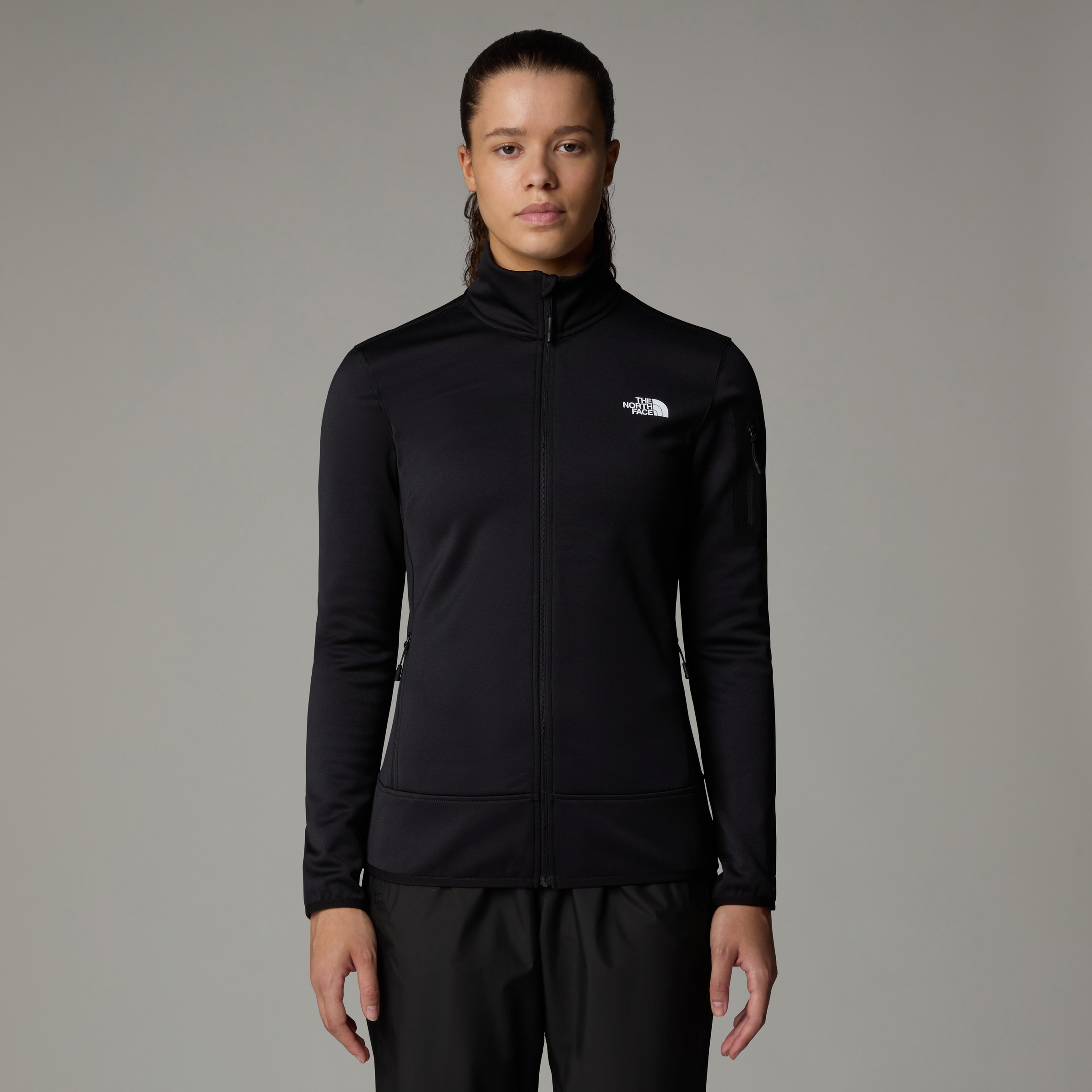 The North Face Fleecejacke "W MISTYESCAPE FLEECE" für Sport- und Outdooraktivitäten, dehnbares Material