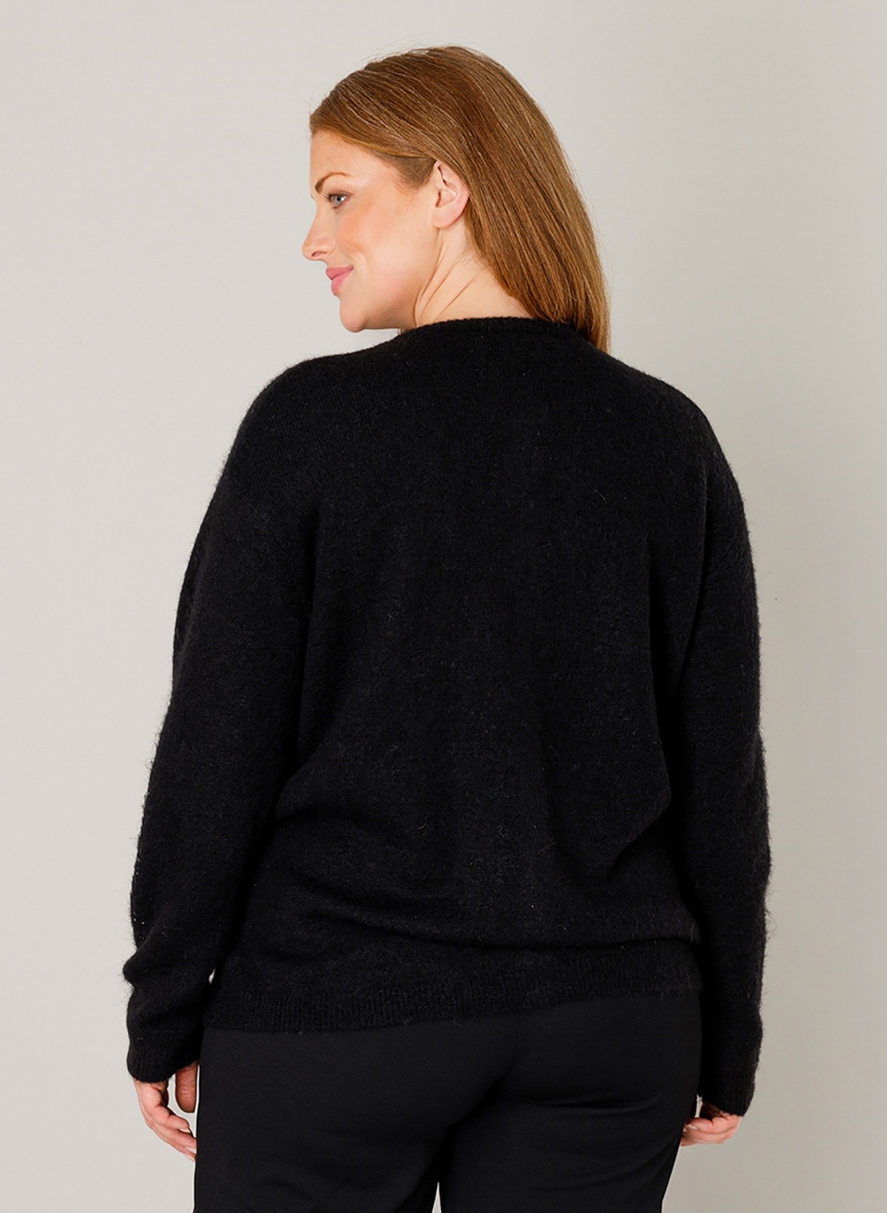 Base Level Curvy Cardigan "Yulia", mit Woll-Anteil und Knopfleiste günstig online kaufen