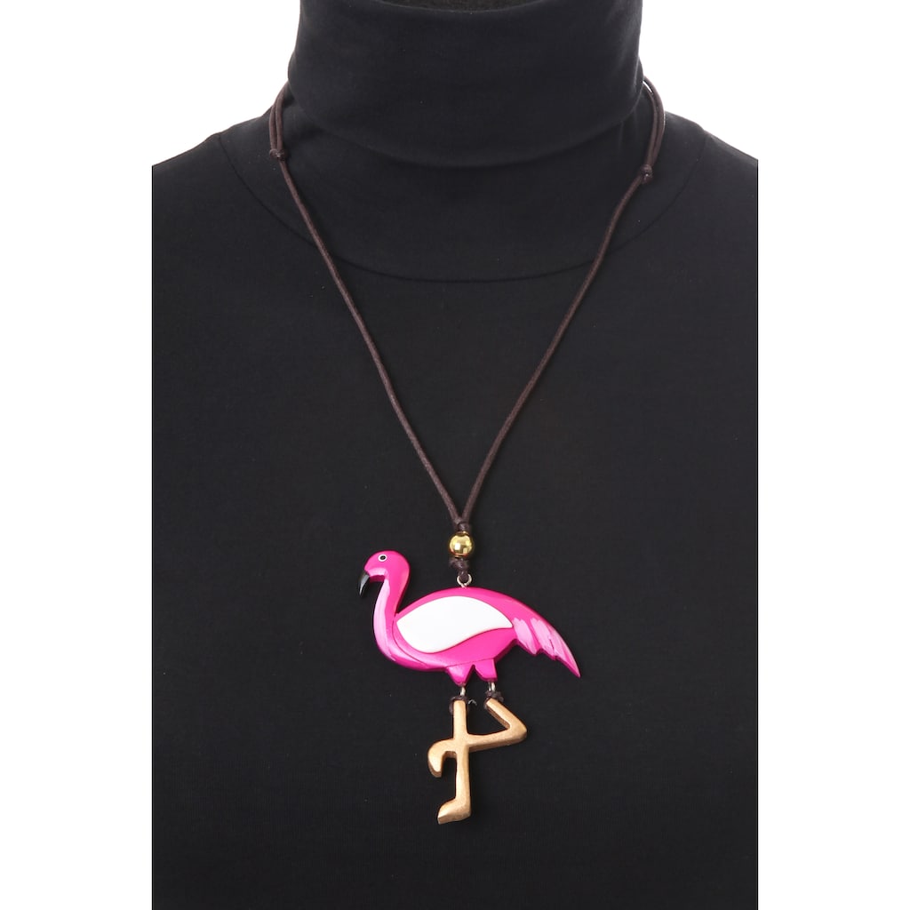 ÖkoBella Lange Kette »Flamingo«