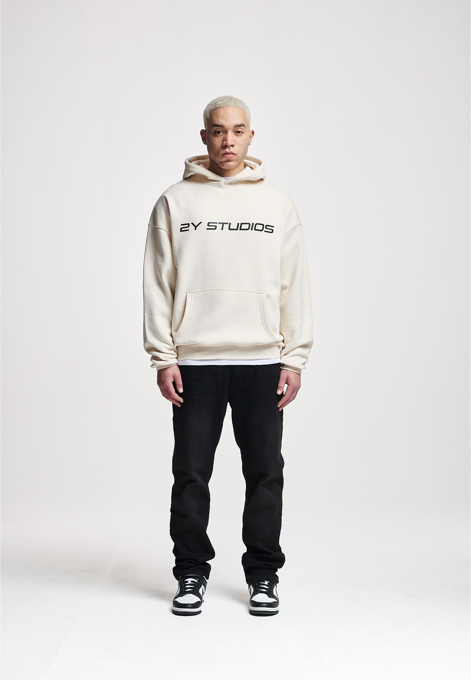 2Y Studios Kapuzensweatshirt »2Y Studios Herren Logo Oversize Hoodie«, (1 tlg.)