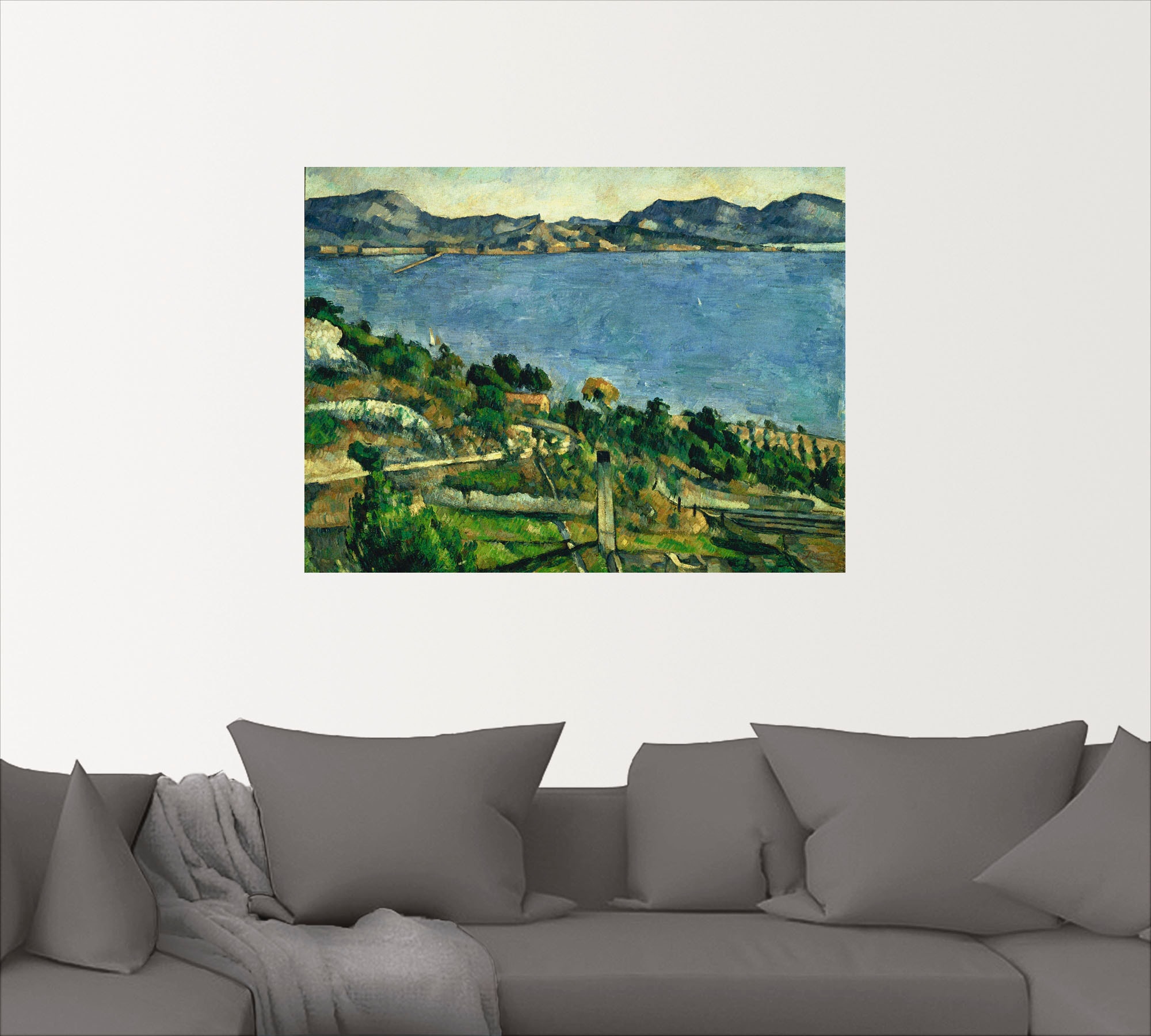 Artland Wandbild »Landschaft im Golf von Marseille«, Gewässer, (1 St.), als Leinwandbild, Wandaufkleber oder Poster in versch. Größen