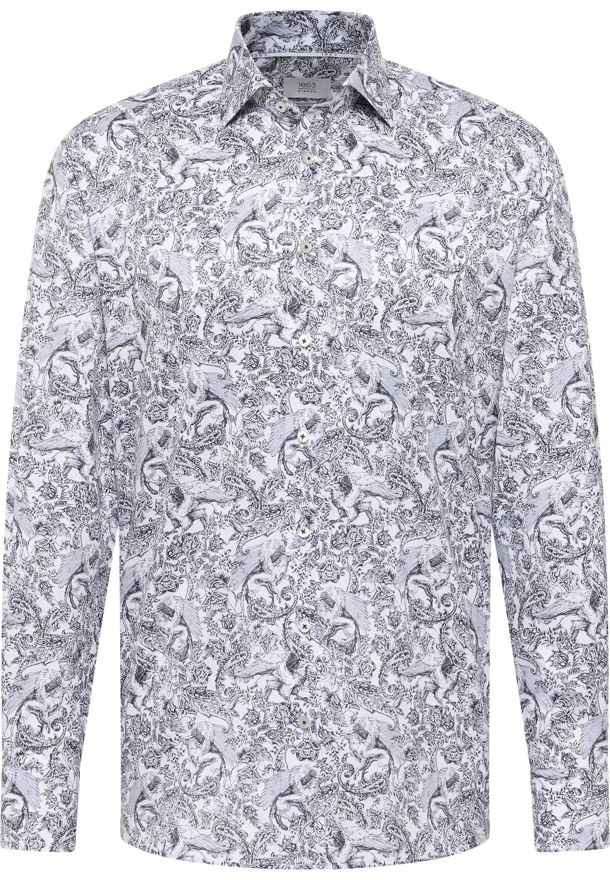 Eterna Langarmhemd »MODERN FIT«, NON IRON (bügelfrei)
