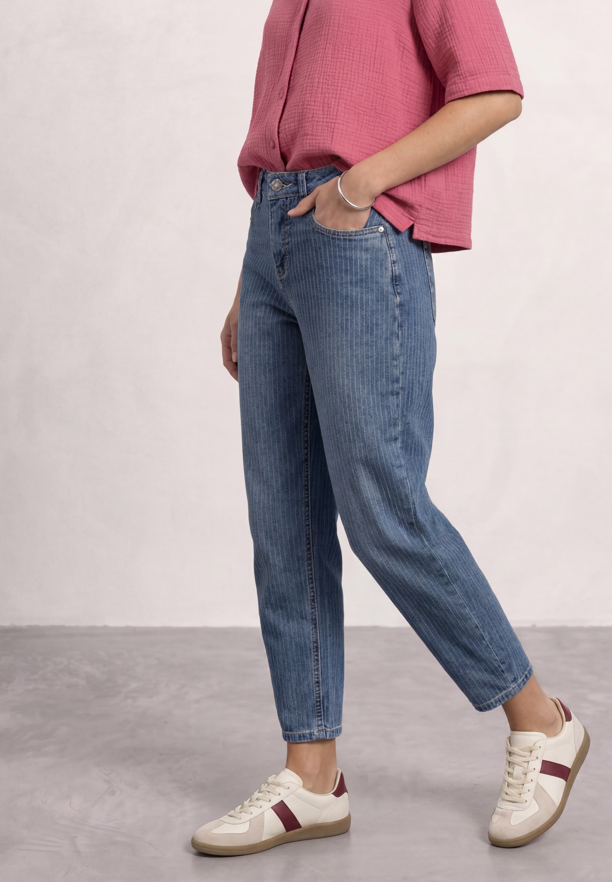 STREET ONE Loose-fit-Jeans High Waist