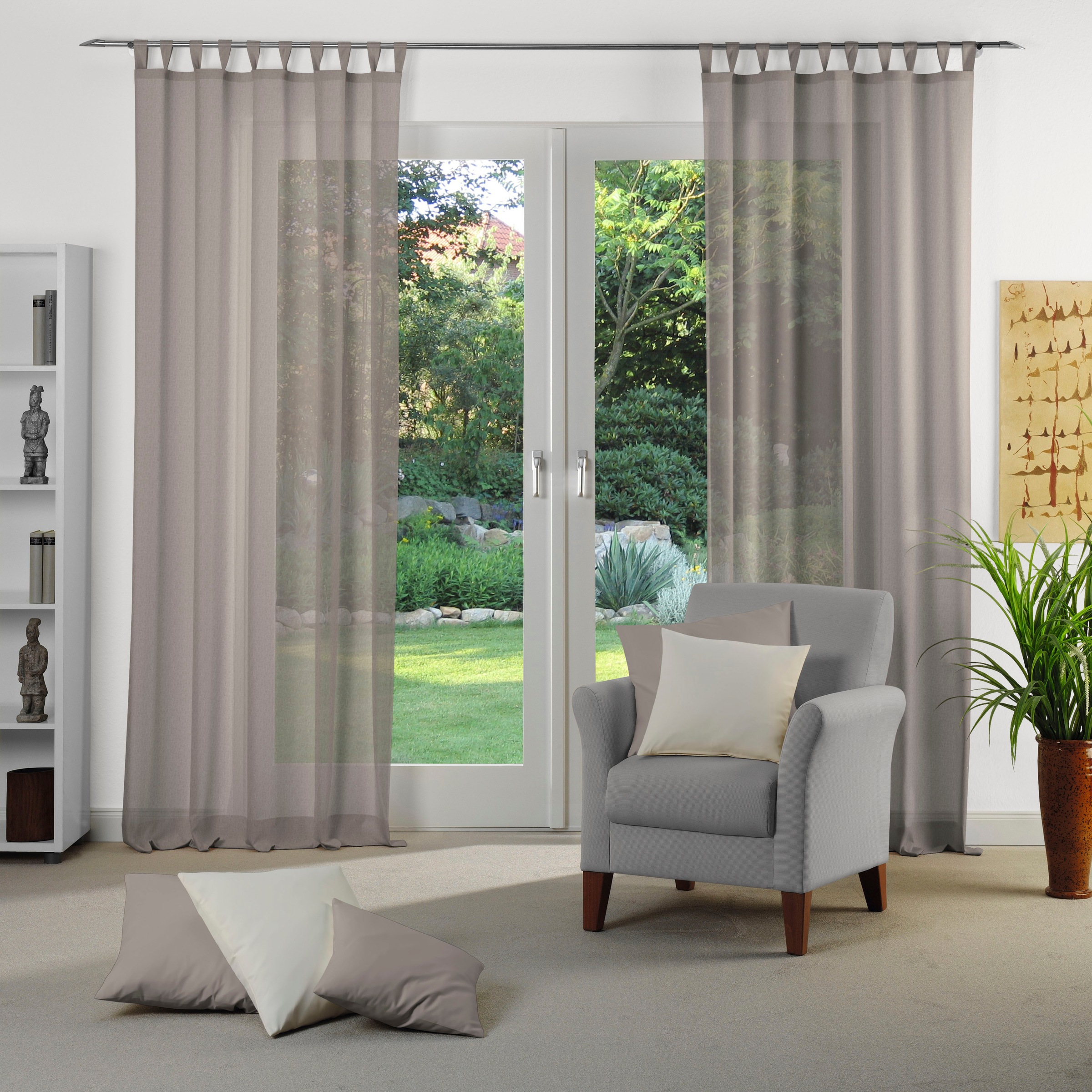 Wirth Vorhang "Sunday" Schlaufen 1 Stk. tlg. nach Maß günstig online kaufen