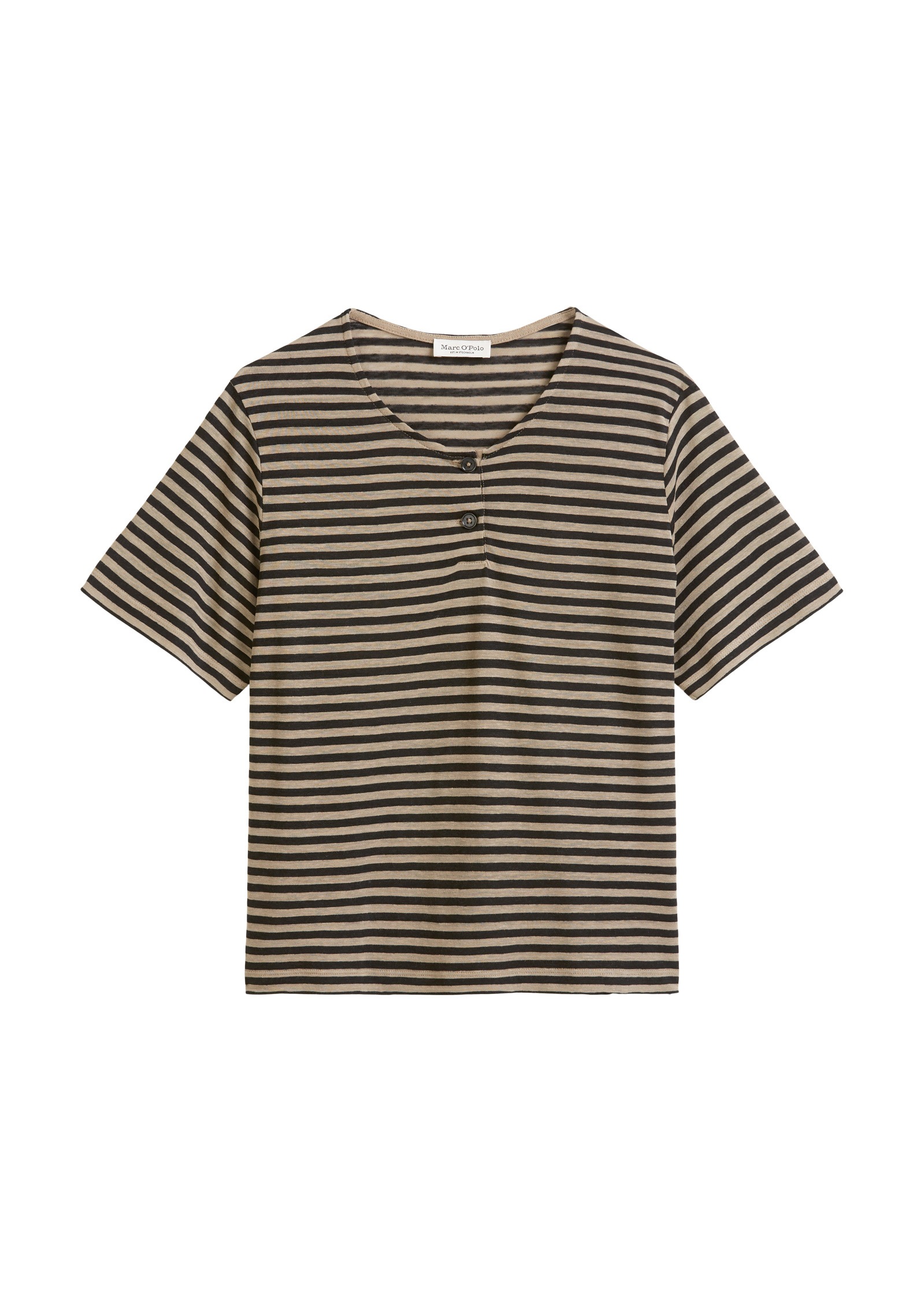 Marc O'Polo T-Shirt »aus TENCEL™ Lyocell-Leinen-Mix«