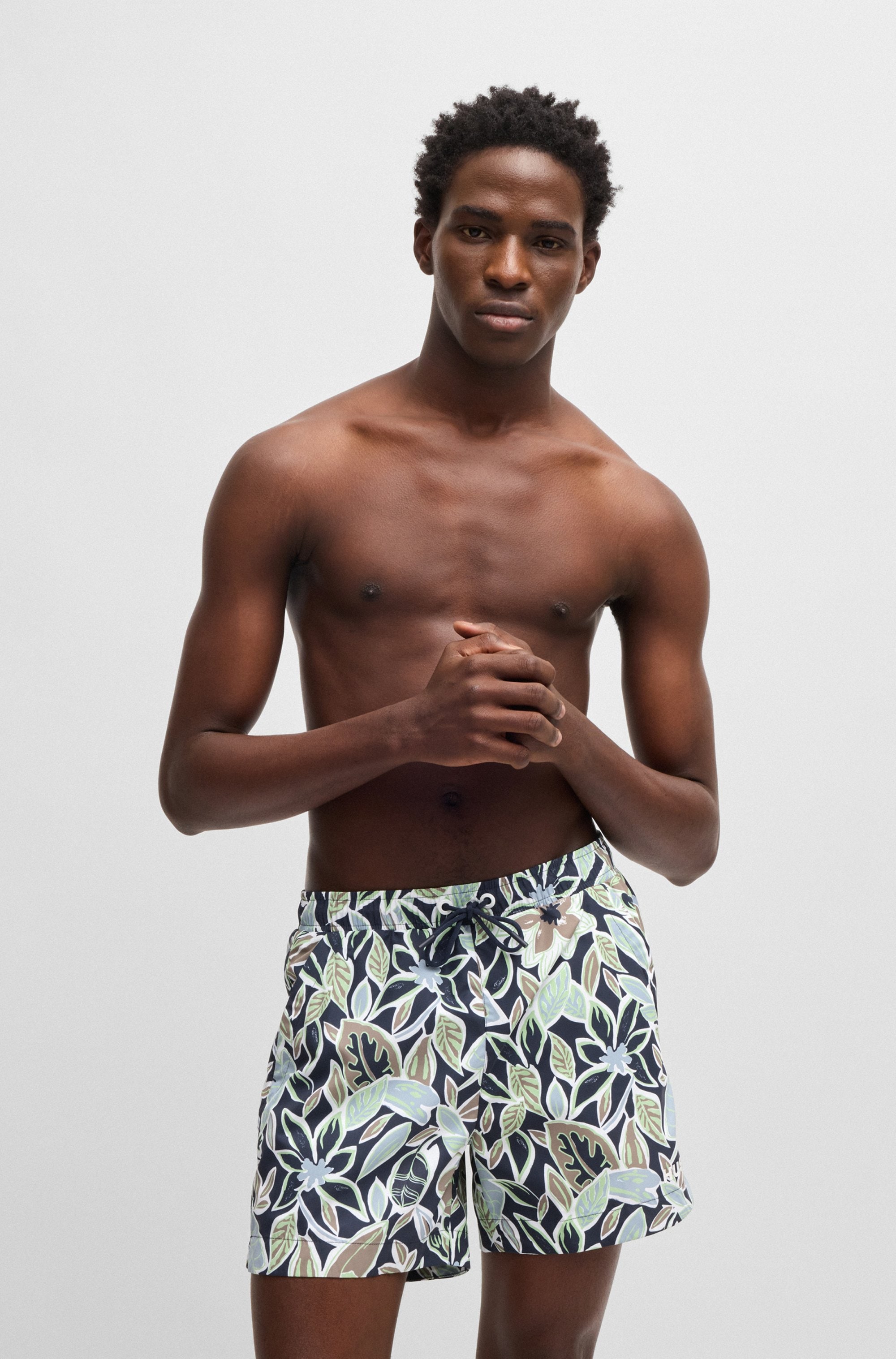 HUGO Underwear Badeshorts »CALALA«, mit tropischen Muster