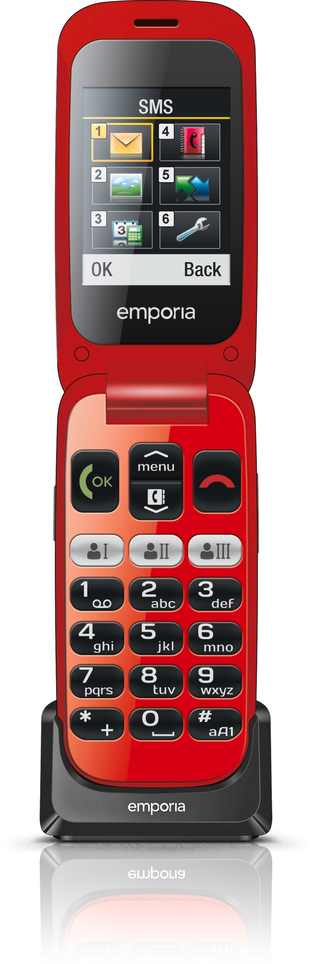 Emporia Klapphandy »ONE V200i«, Rot