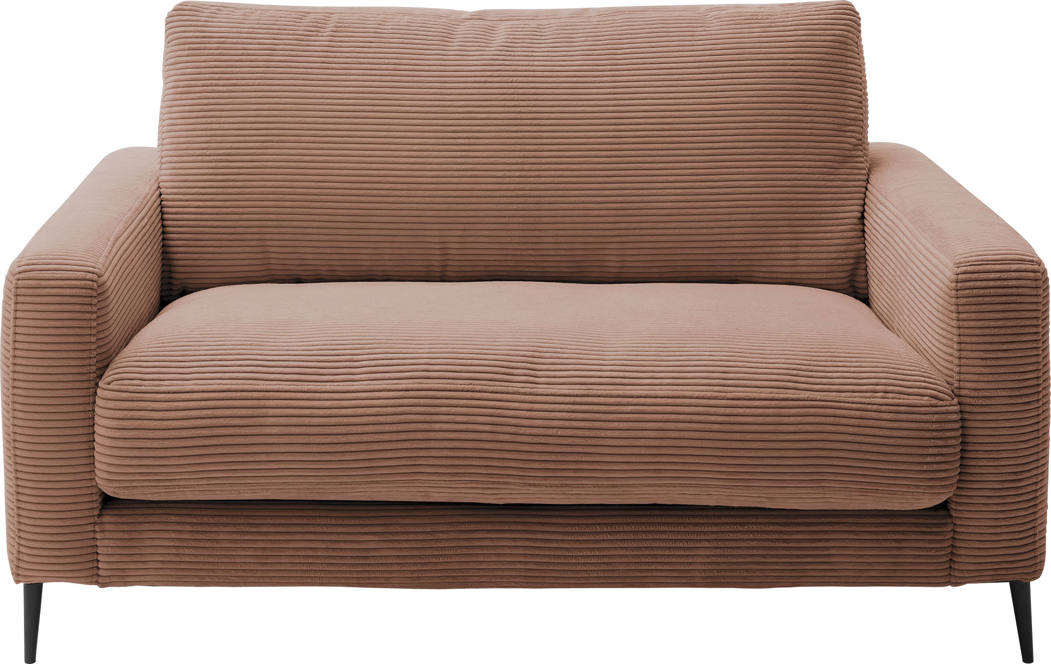 Home affaire 1,5-Sitzer "Downtown B/T/H: 152/105/84 cm" weicher Sitzkomfort, Cord, gemütliches Loungemöbel zum Relaxen