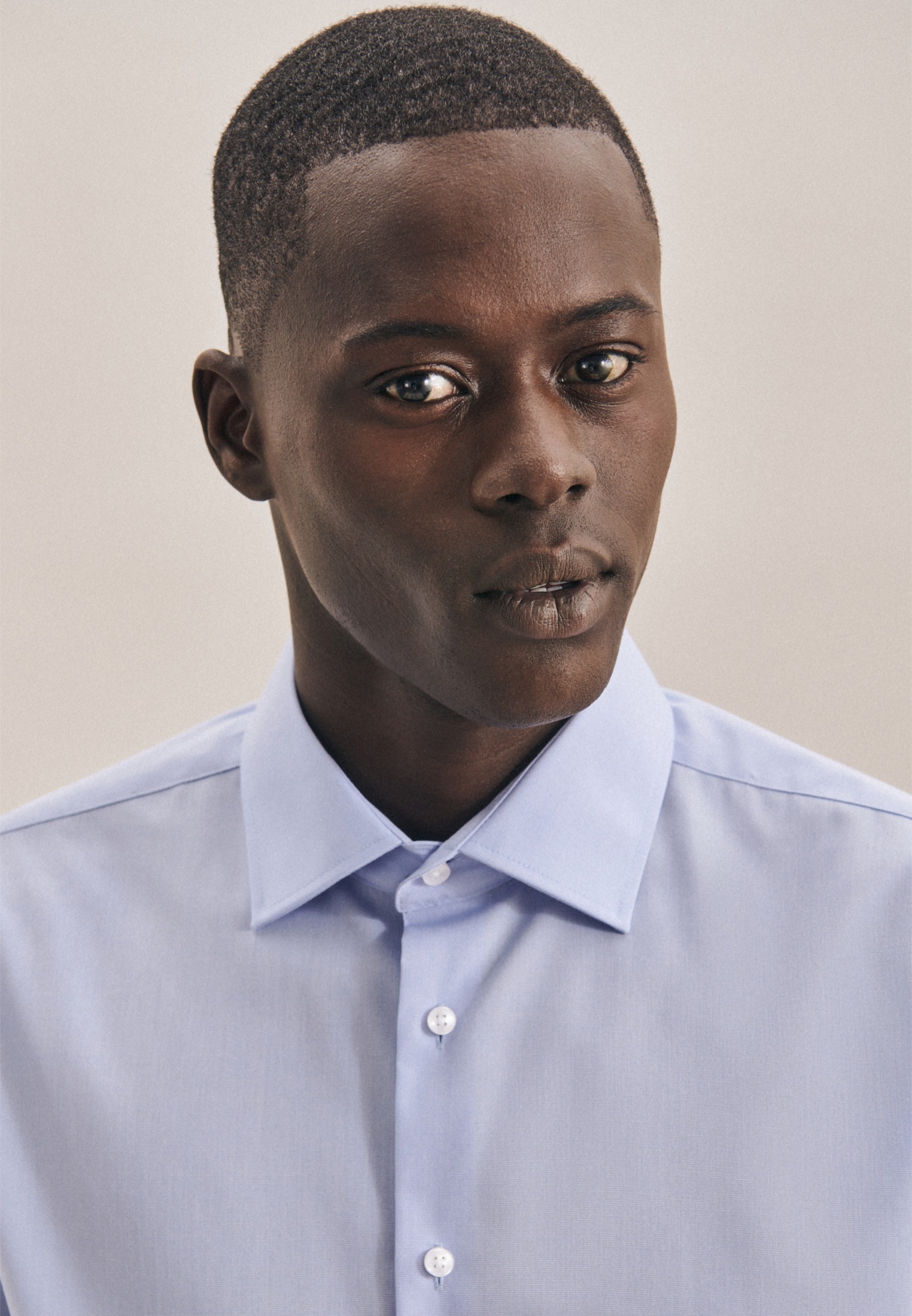 Thumbnail - seidensticker Businesshemd "Schwarze Rose" X-Slim 1/1 Kentkragen Uni