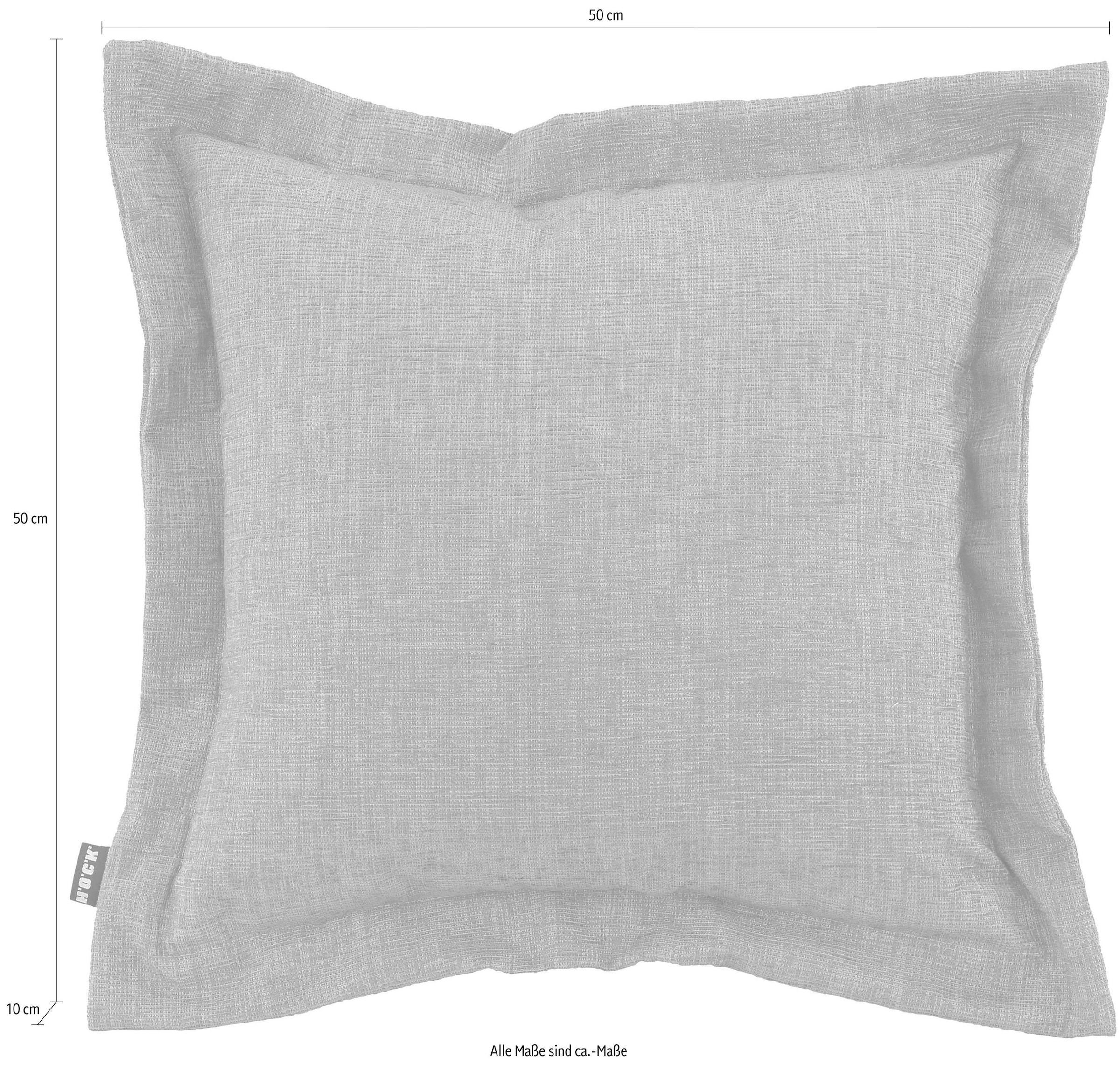 H.O.C.K. Dekokissen »Addicted«, im eleganten Design, Kissenhülle mit Füllung, 1 Stück