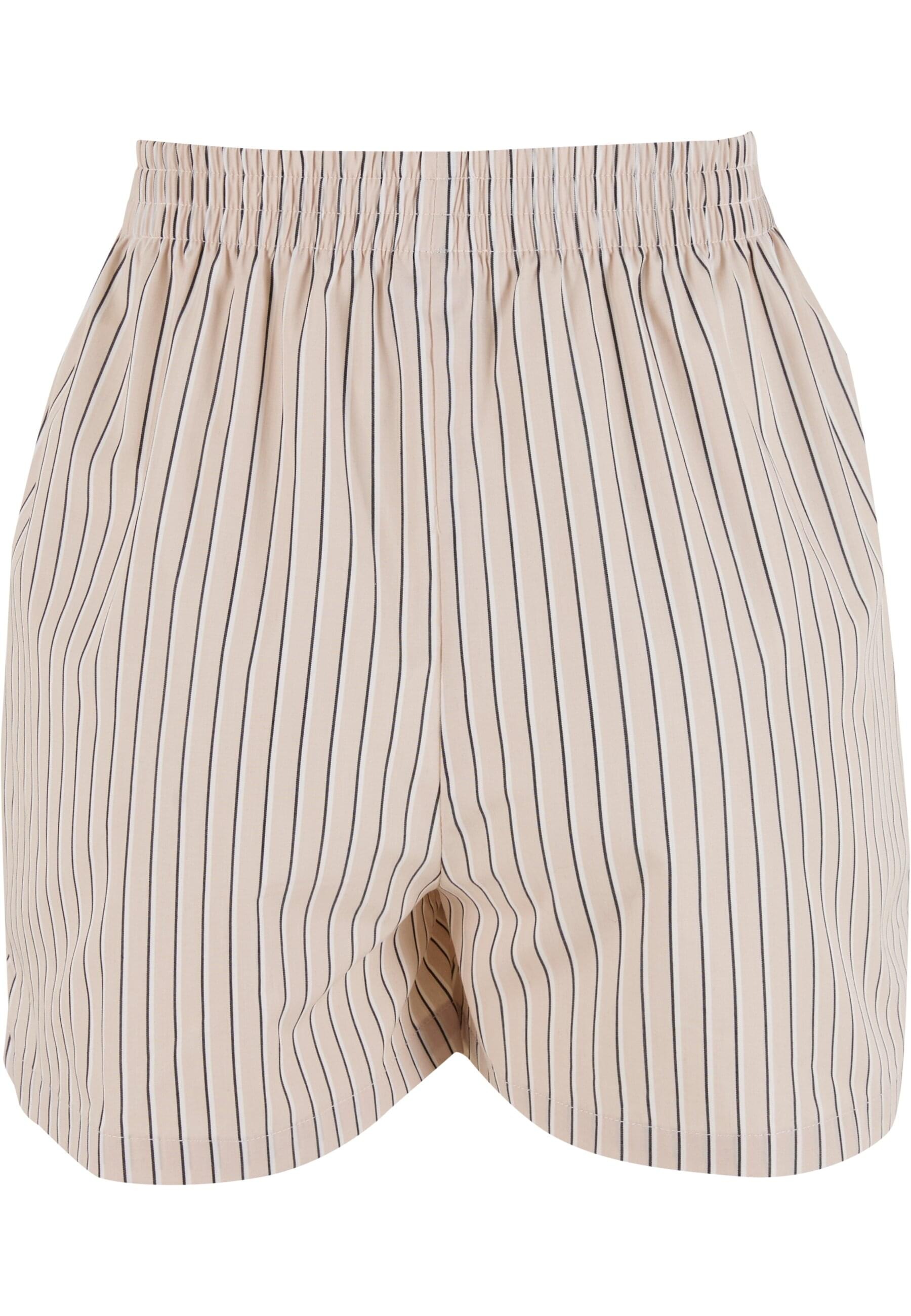 URBAN CLASSICS Shorts "Urban Classics Damen Ladies Striped Shorts", (1 tlg. günstig online kaufen