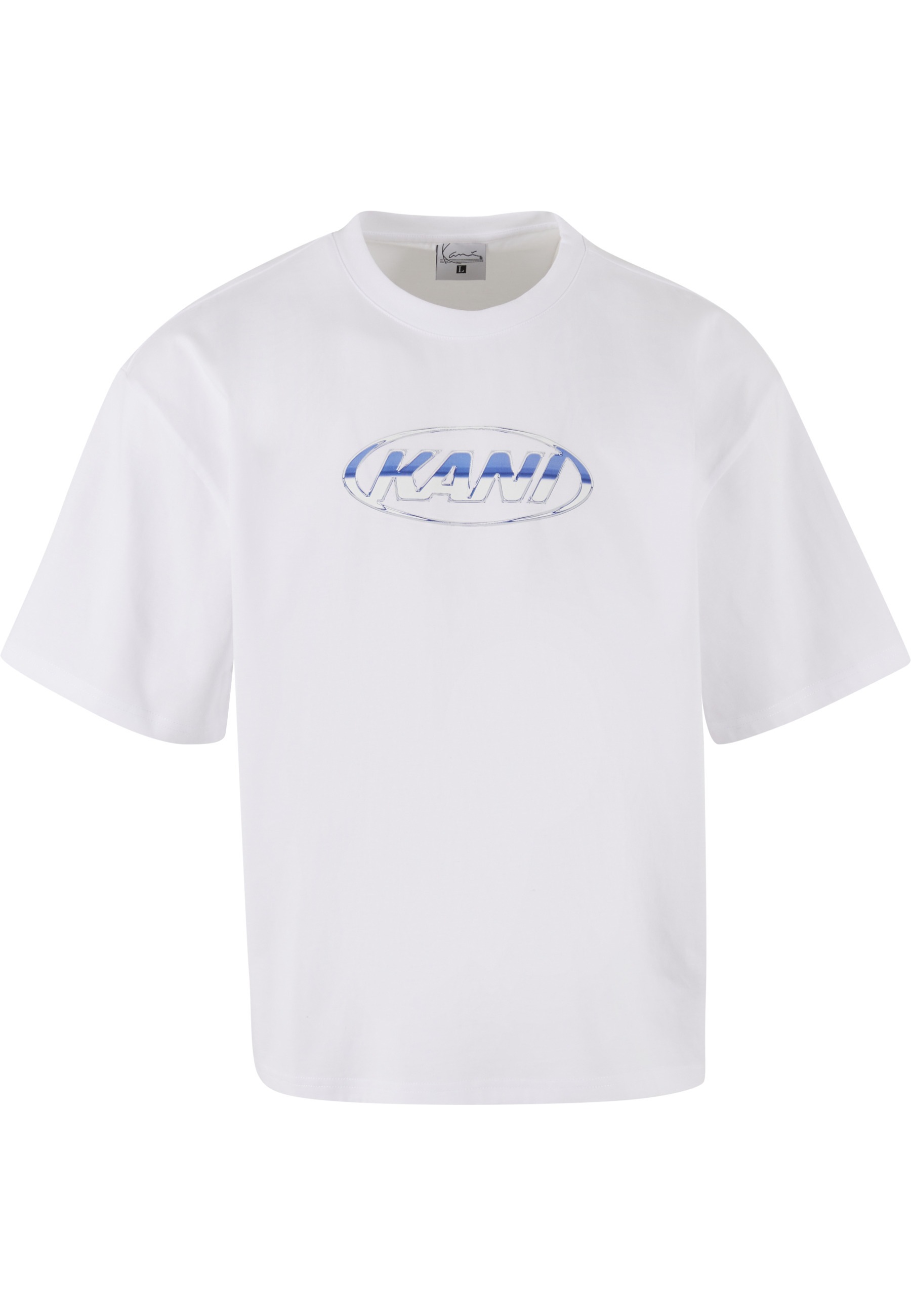 Karl Kani T-Shirt "Karl Kani Woven Signature Chrome LOGo Crop Tee" 1 Stk.