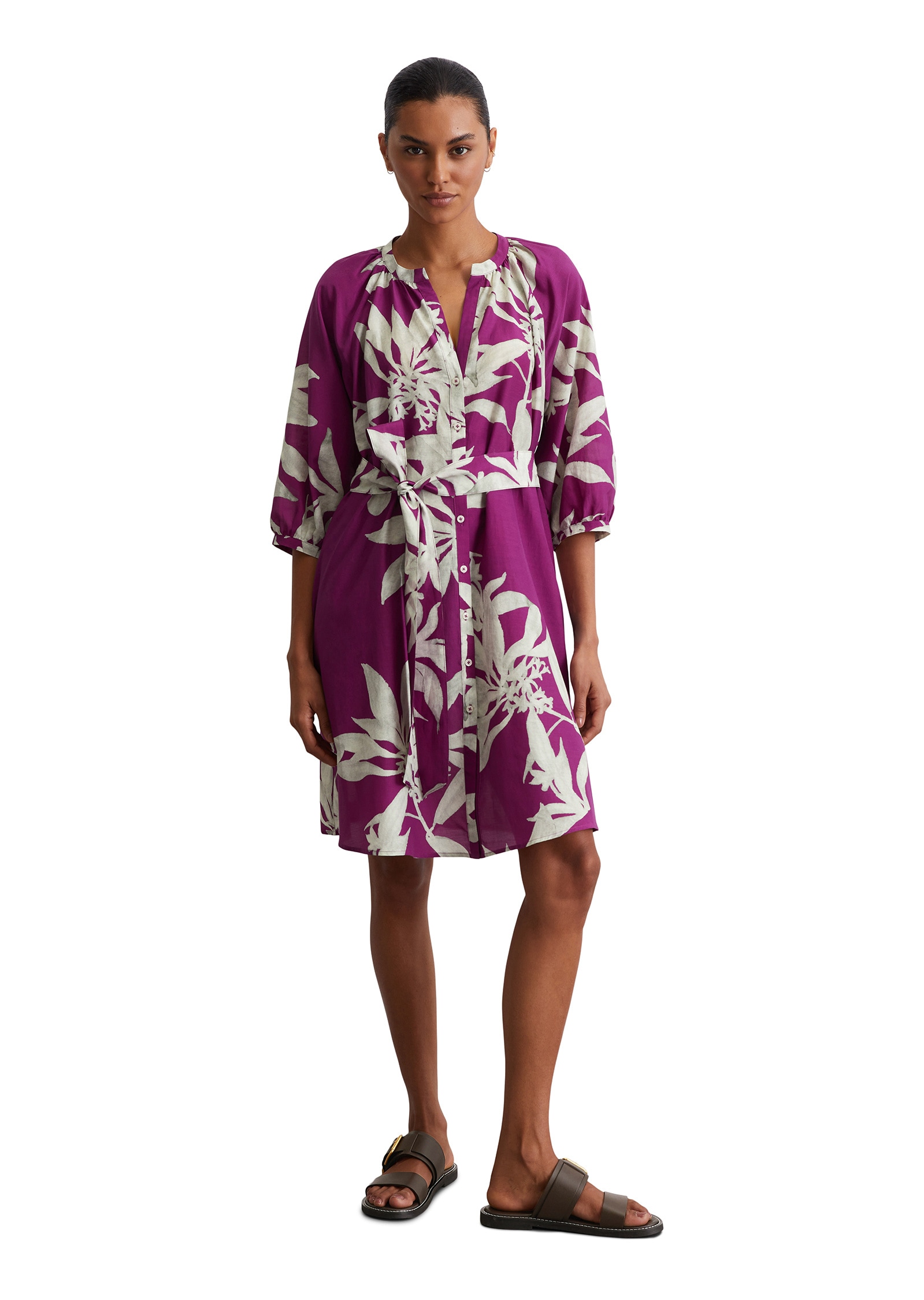 Marc O'Polo Druckkleid »aus Organic-Cotton-Viskose-Mix«