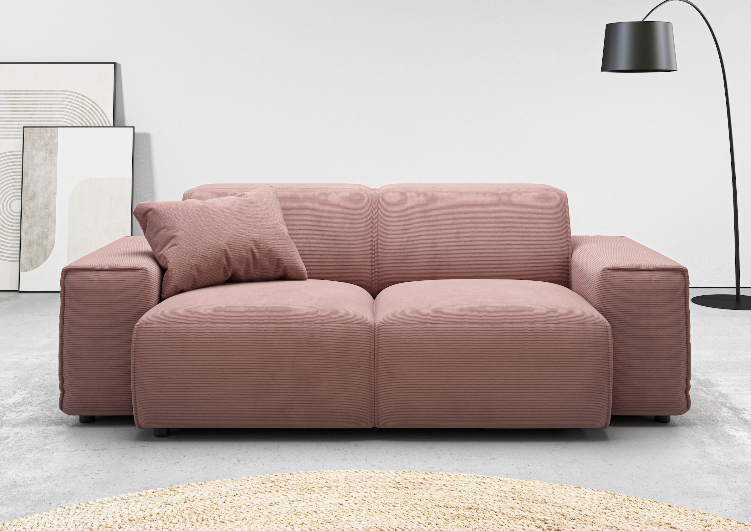 Home affaire 2-Sitzer "Glimminge auch in Breitcord + Feincord + Easy care-B günstig online kaufen