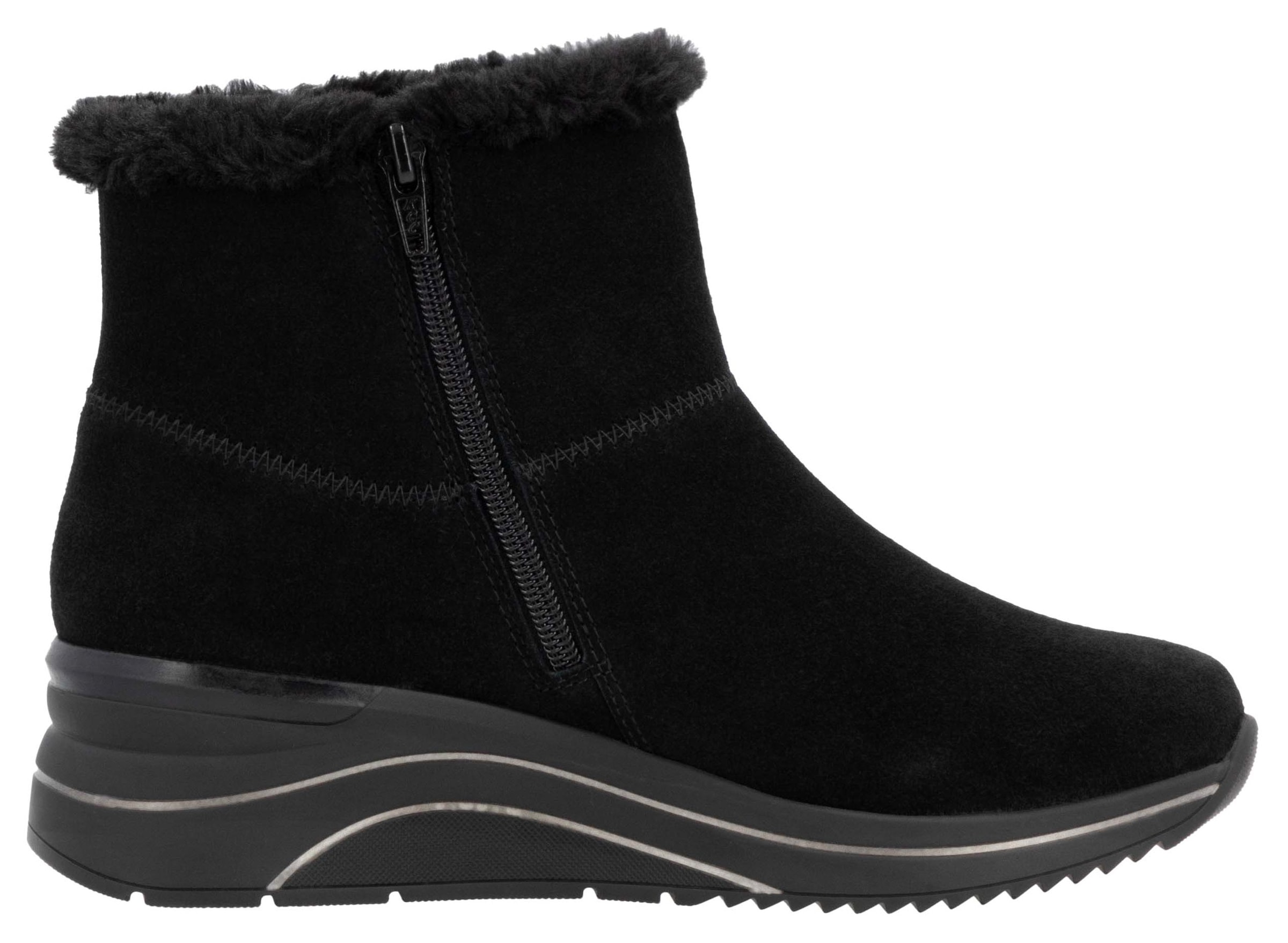 Remonte Winterstiefelette, Keilabsatz, Stiefelette, Winterboots, wasserabweisende TEX-Membran