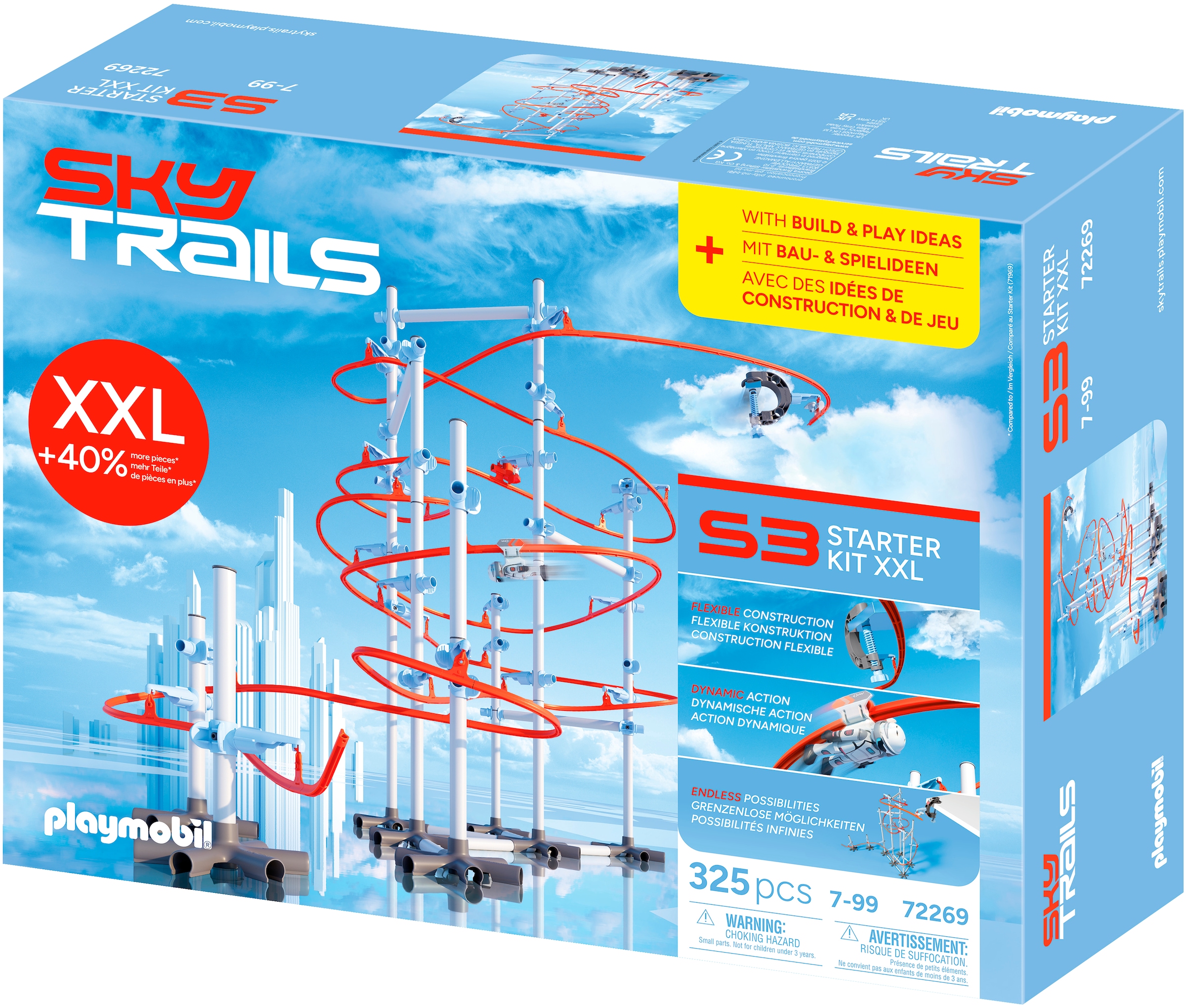 Playmobil® Konstruktions-Spielset »Starter Kit XXL (72269), SkyTrails« Made in Europe