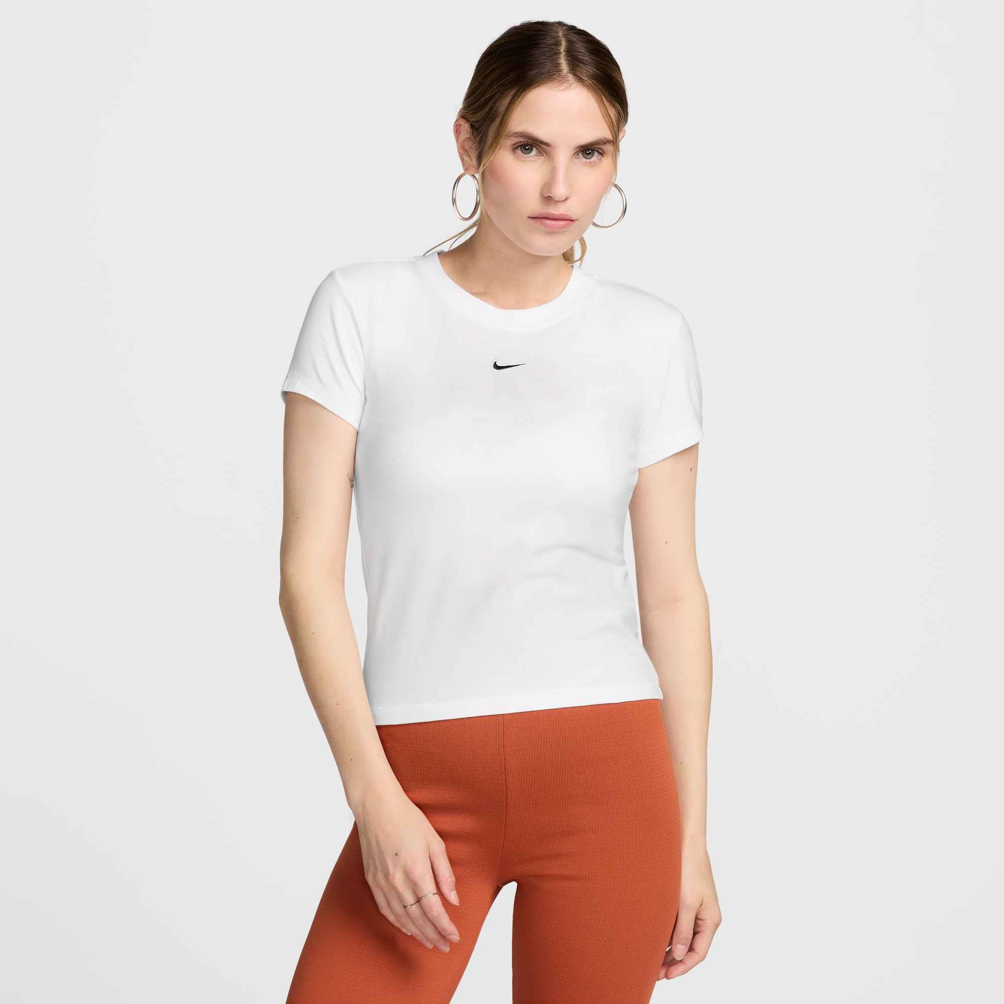 Nike Sportswear T-Shirt »W NSW NK CHLL KNT MD CRP« lockerer Schnitt, Crop-Schnitt, für Workout und Freizeit