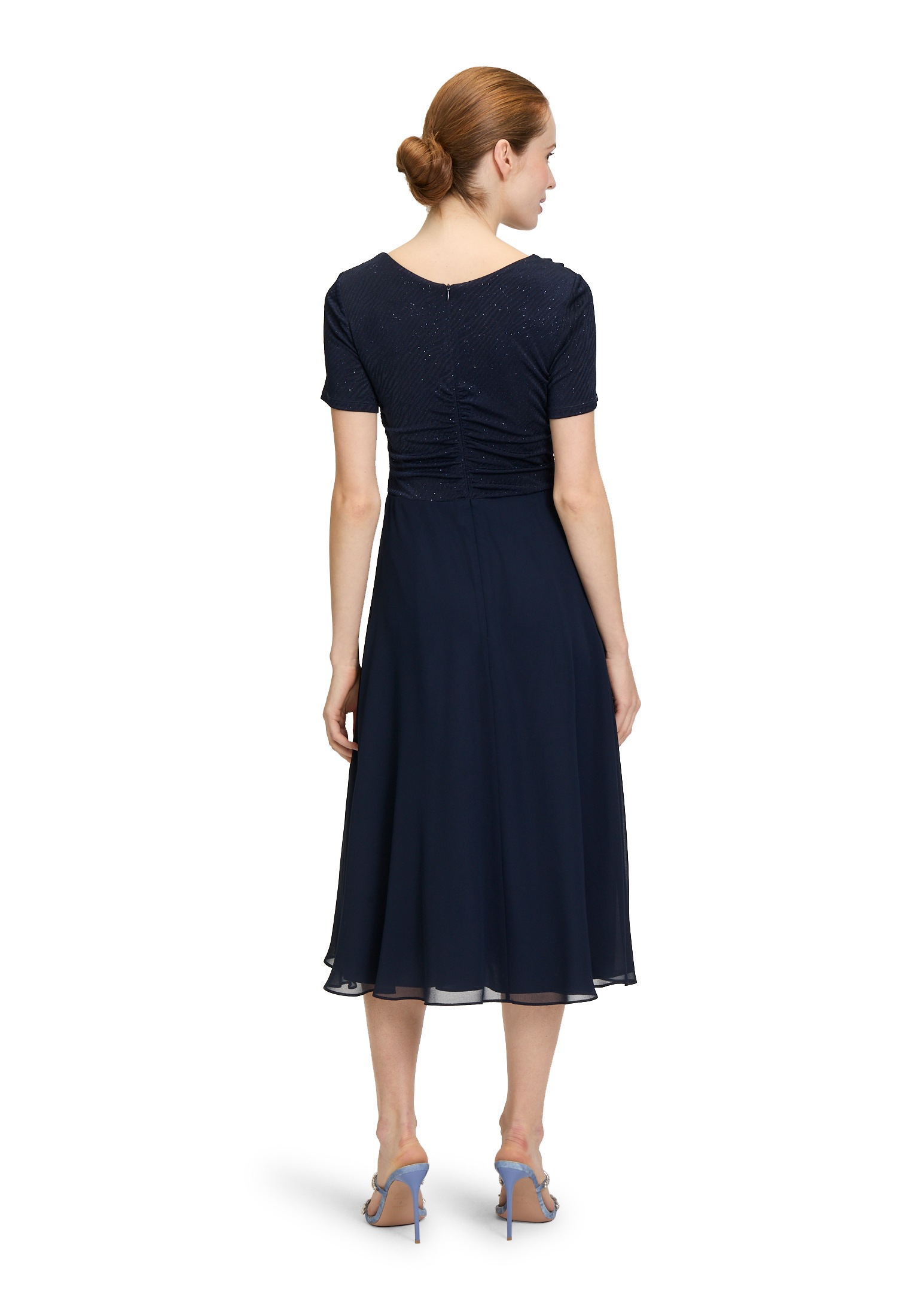 Vera Mont Cocktailkleid »Vera Mont Cocktailkleid im Glitzer-Look«, Materialmix