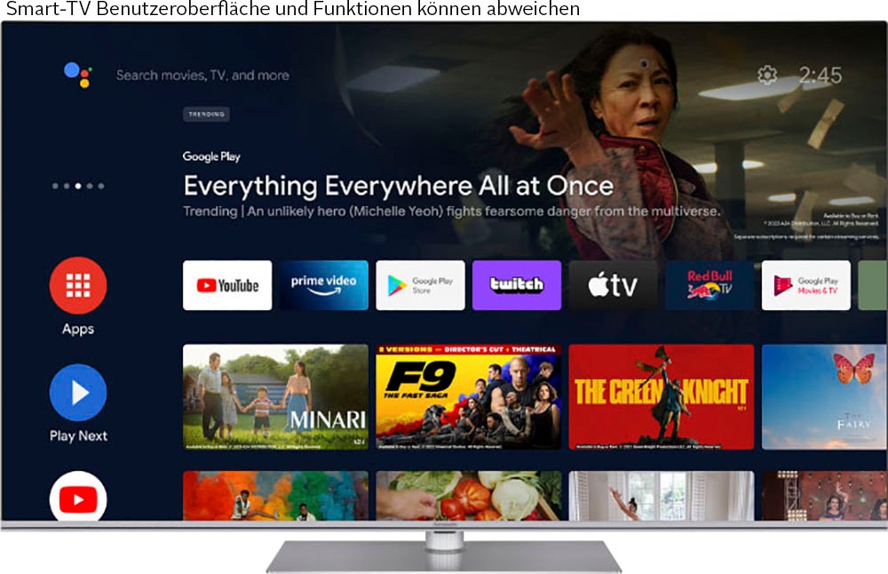 Hanseatic QLED-Fernseher »65Q850UDS«, 4K Ultra HD, Android TV