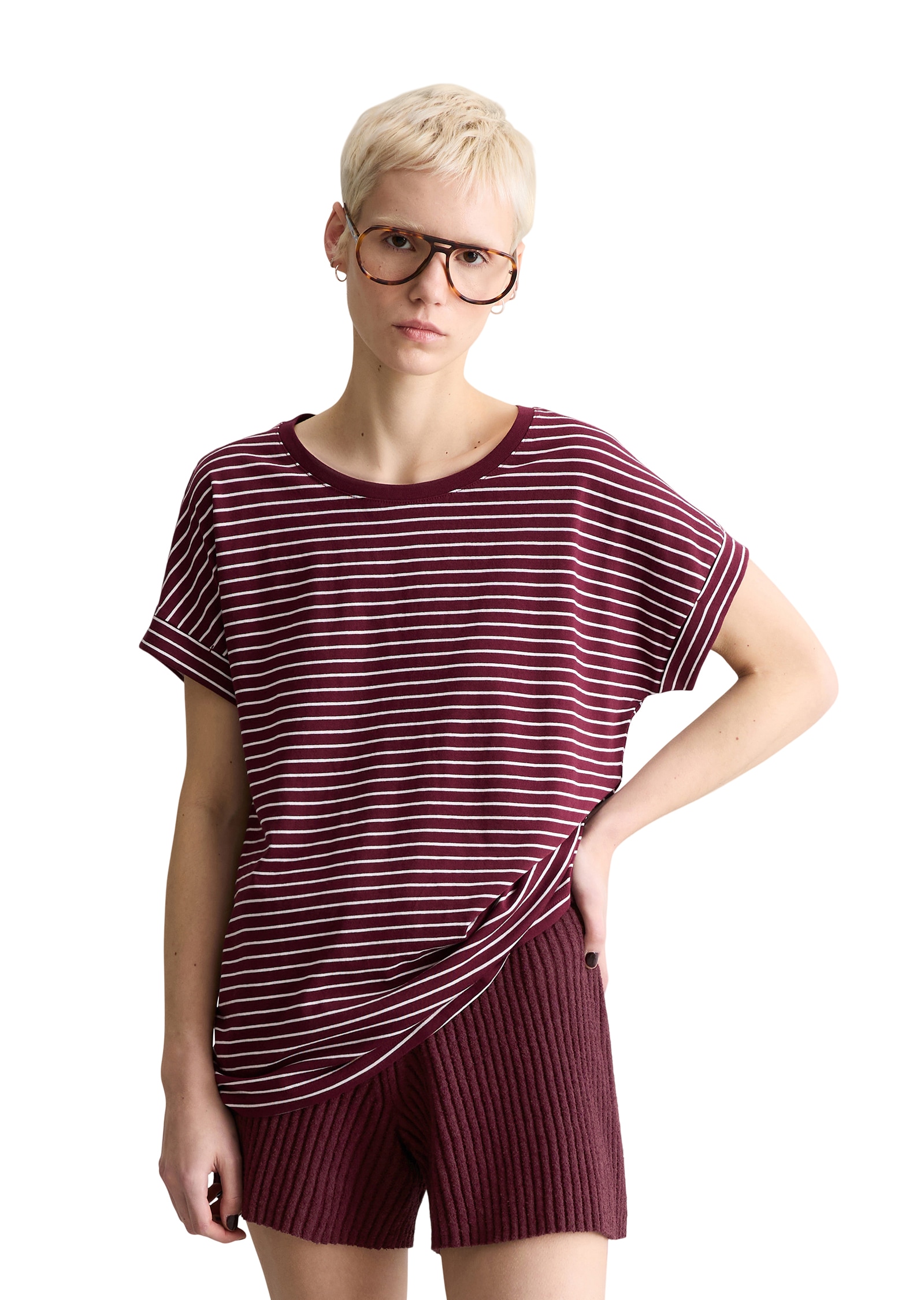 Marc OPolo DENIM T-Shirt regular aus weichem Single Jersey