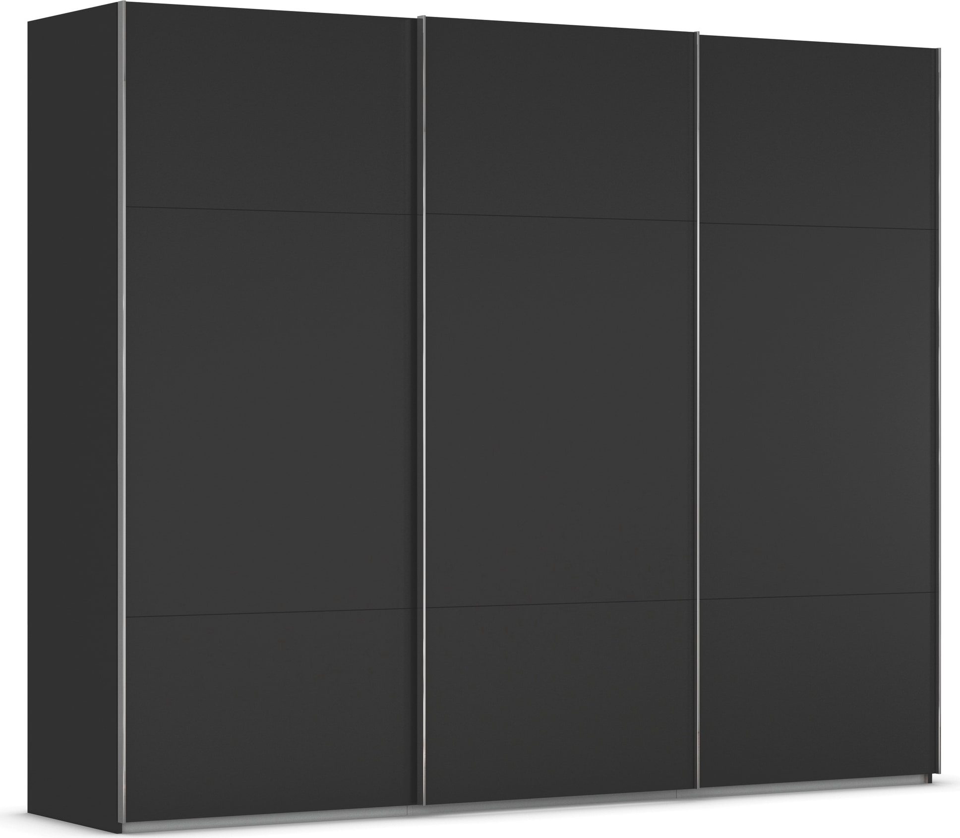rauch Schwebetürenschrank "Kleiderschrank Schrank Garderobe Schlafzimmerschrank CONTIDO" 3 verschiedene Ausstattungen BASIC/CLASSIC/PREMIUM, aus hochwertigem Material in 6 Breiten 2 Griff-Farben MADE IN GERMANY