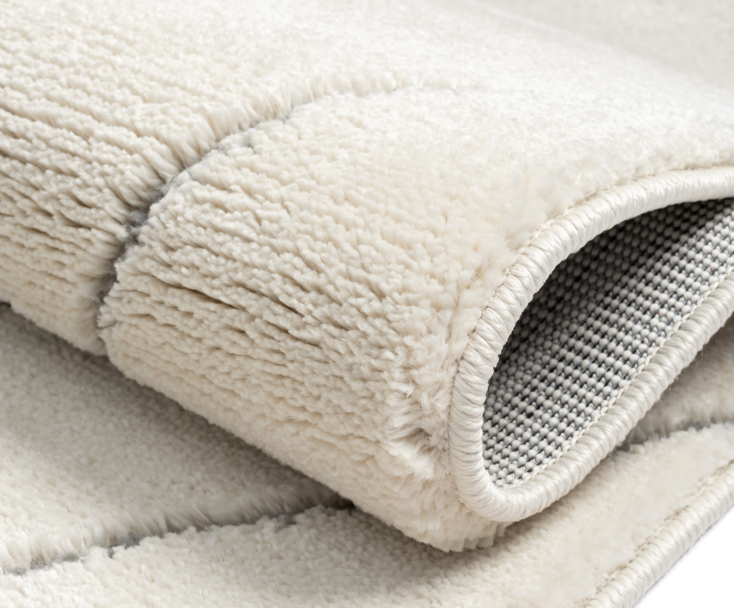 Myflair Möbel & Accessoires Hochflor-Läufer »Moroccan Design«, rechteckig, 24 mm Höhe, modern, marokkanisches Design, Rauten Muster, weich, mit Fransen