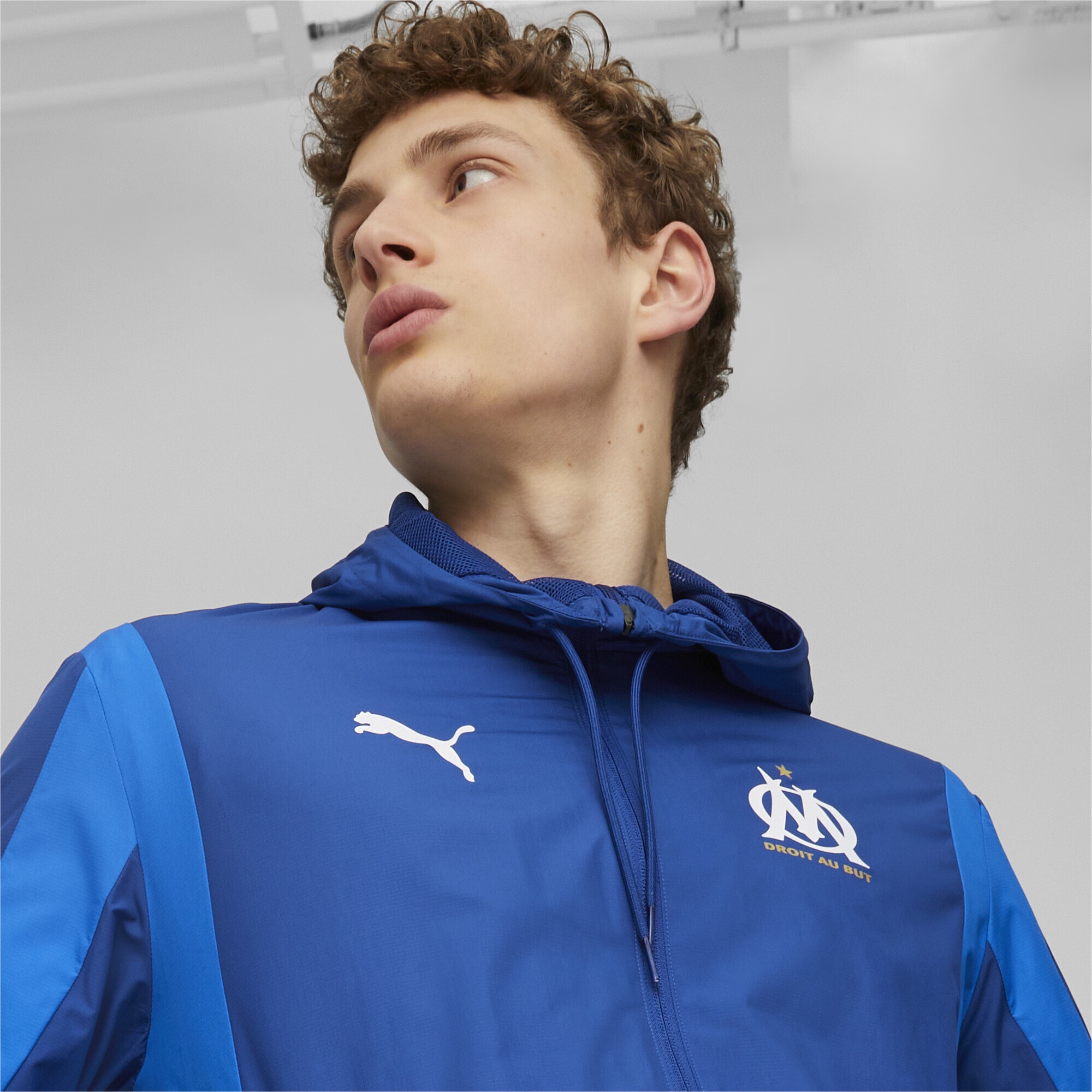 PUMA Trainingsjacke »Olympique de Marseille Pre-match Fußballjacke Herren«