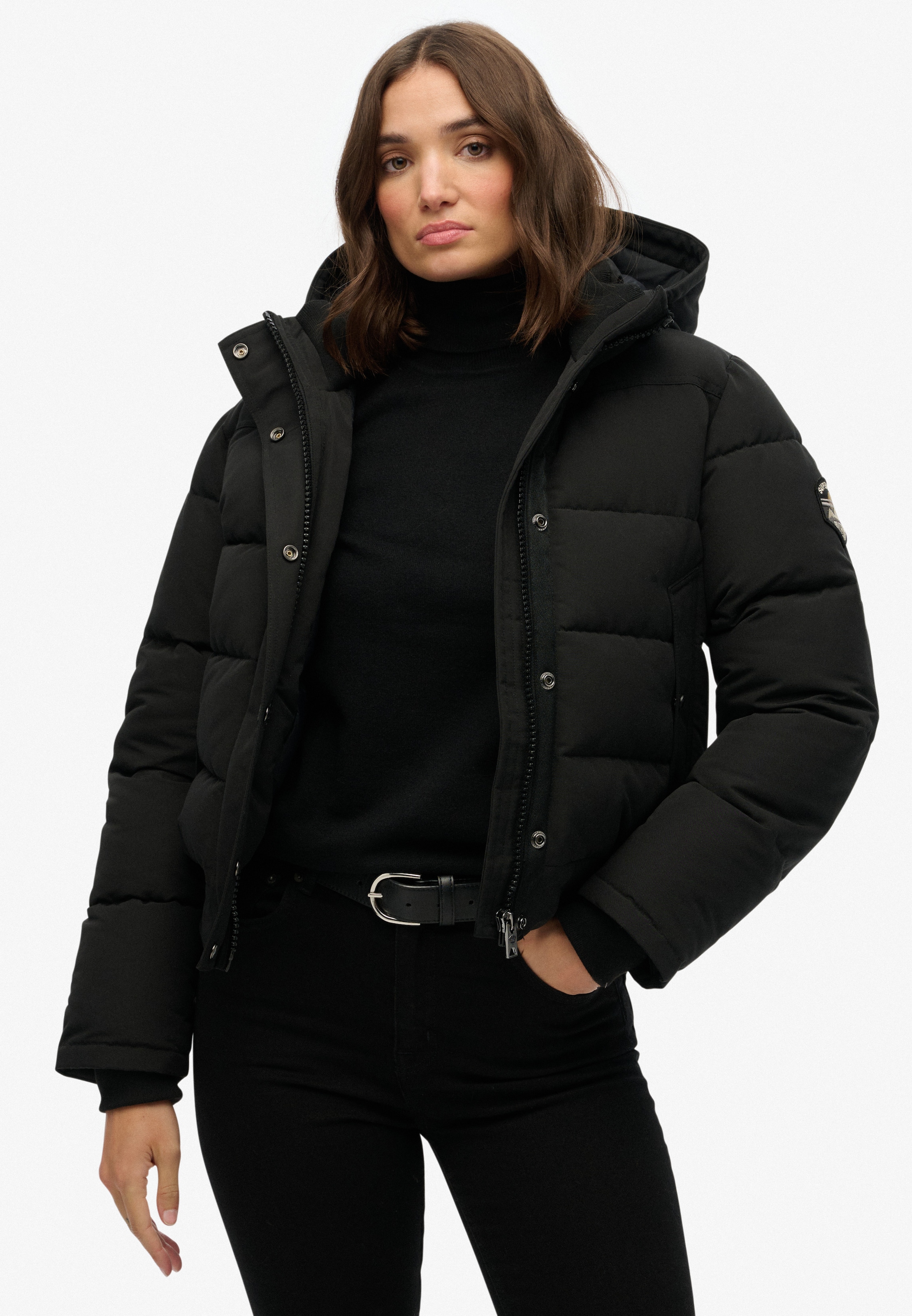 Superdry Steppjacke "EVEREST BOMBER JACKET", mit Kapuze günstig online kaufen