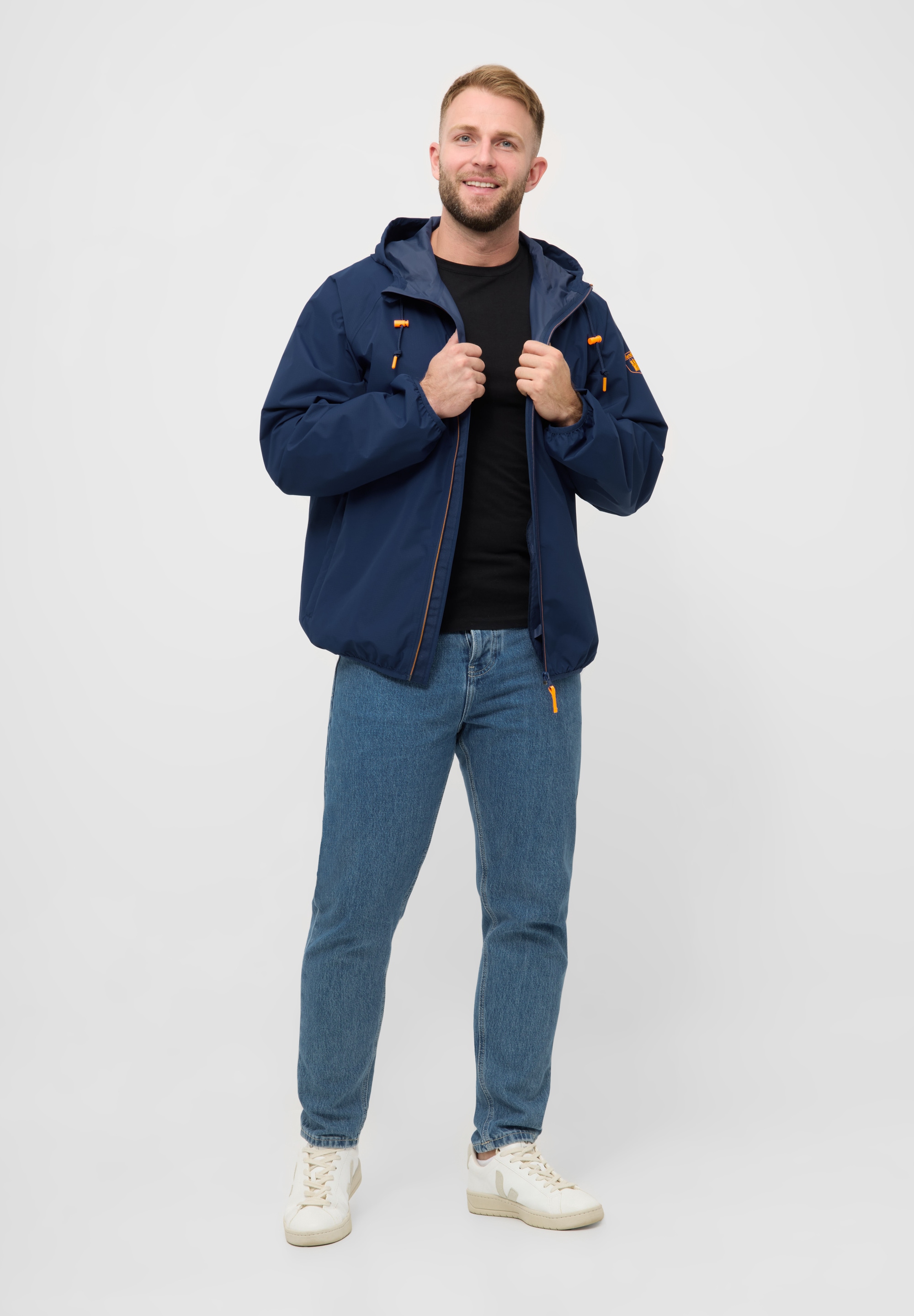 Derbe Funktionsjacke »Packby« mit Kapuze faltbare Jacke, wasserabweisend, winndicht