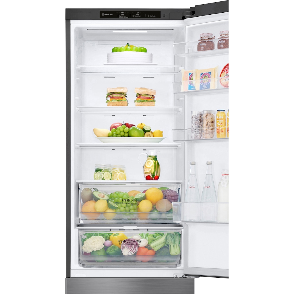 LG Kühl-/Gefrierkombination, GBP62PZNBC, 203,0 cm hoch, 59,5 cm breit