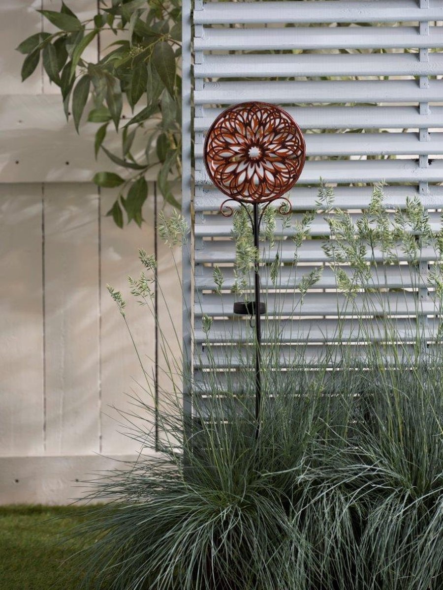 LUXFORM Gartenleuchte "Solar-Erdspieß-Gartenlampe - Mandala - 2 Stück", Leu günstig online kaufen