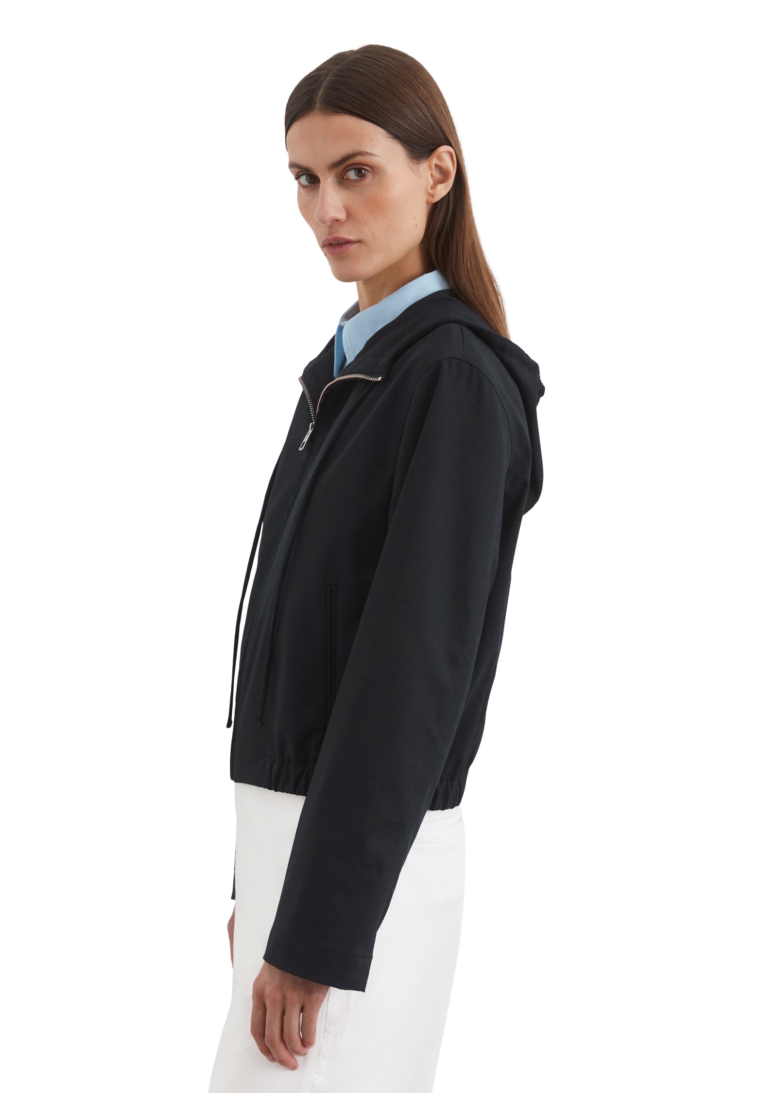 Marc O'Polo Kurzjacke »aus Polyester-Schurwolle-Mix«