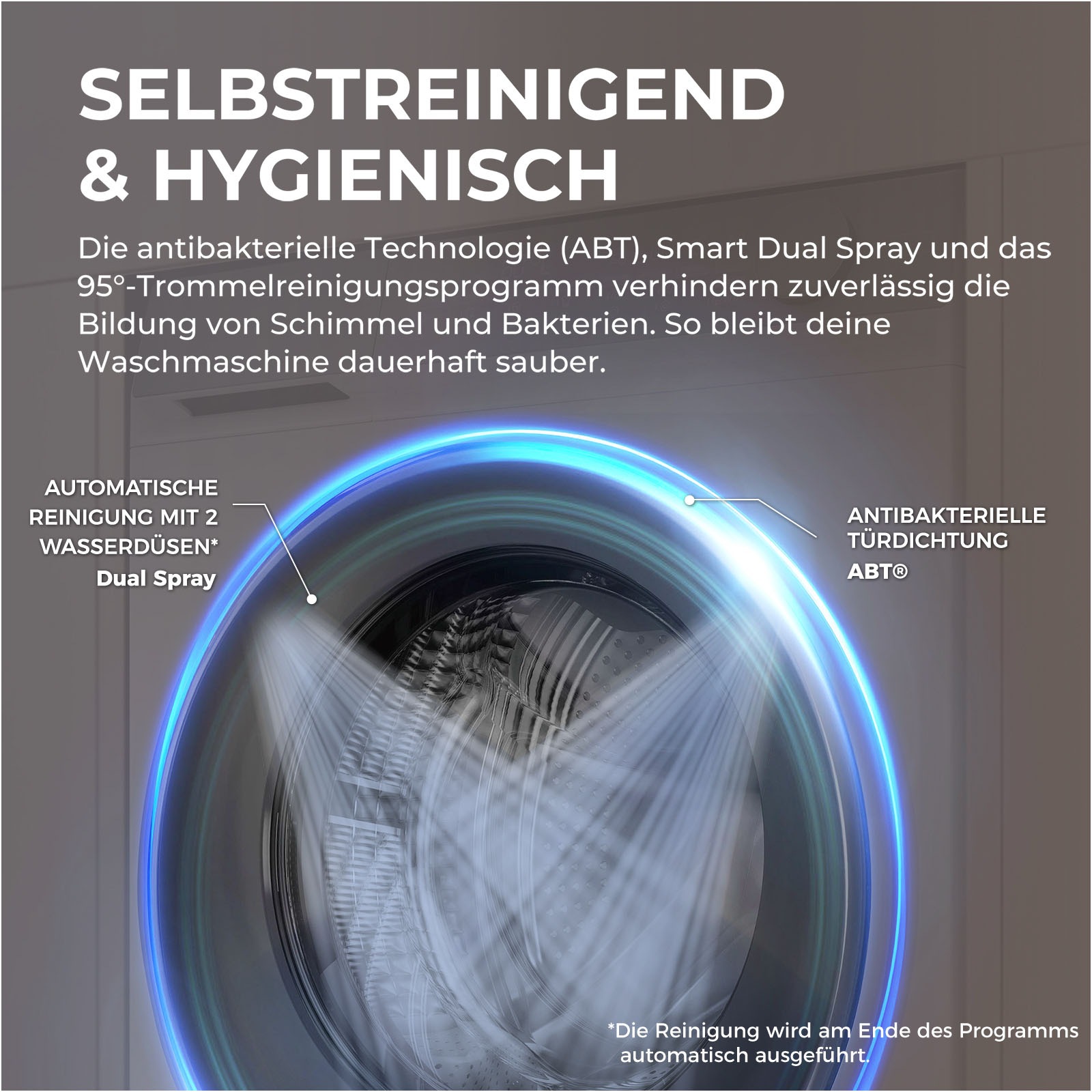 Haier Waschmaschine »HW80-BP1426637T« 8 kg 1400 U/min Smart AI Automatikprogramm