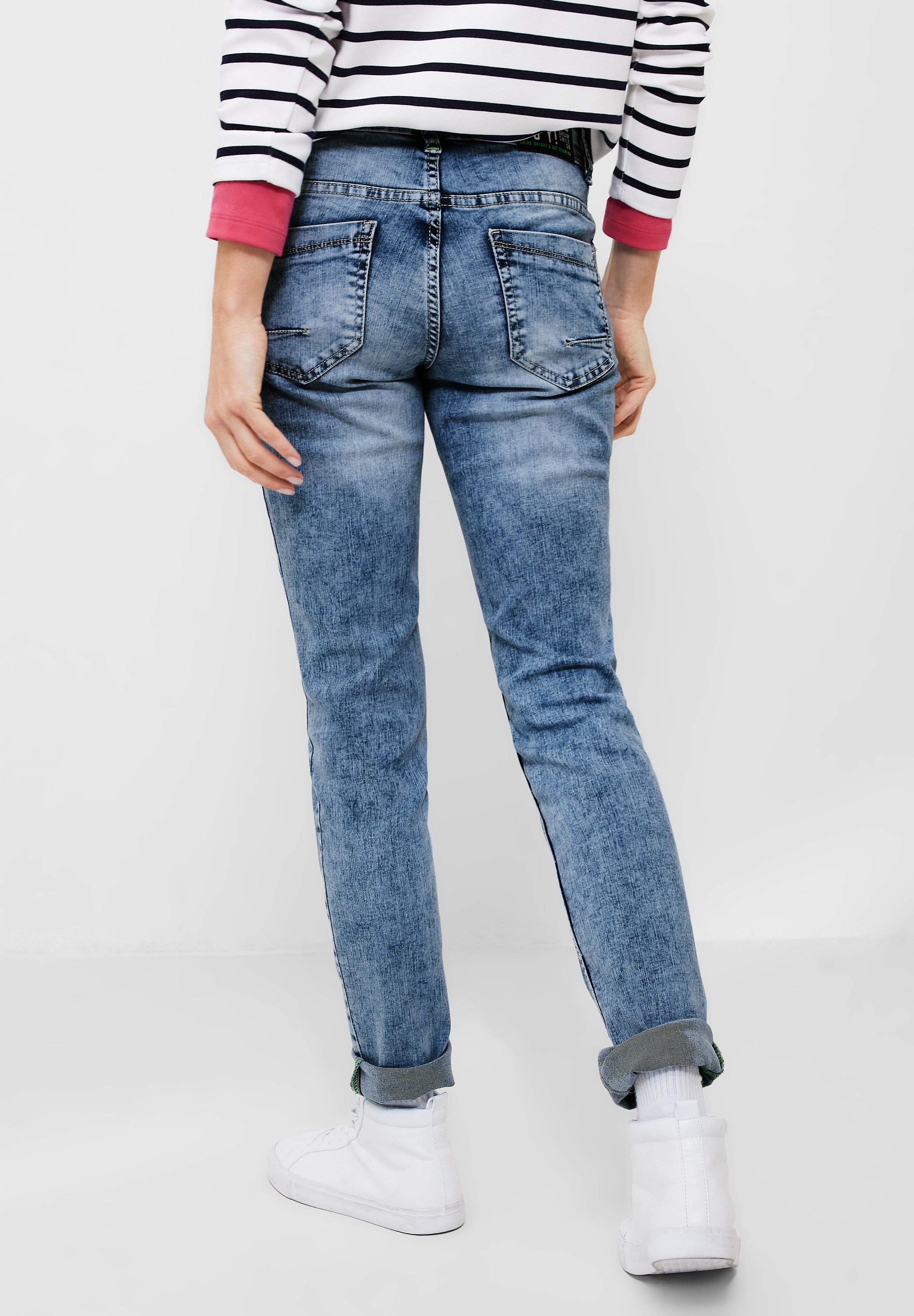 Cecil Slim-fit-Jeans, Middle Waist