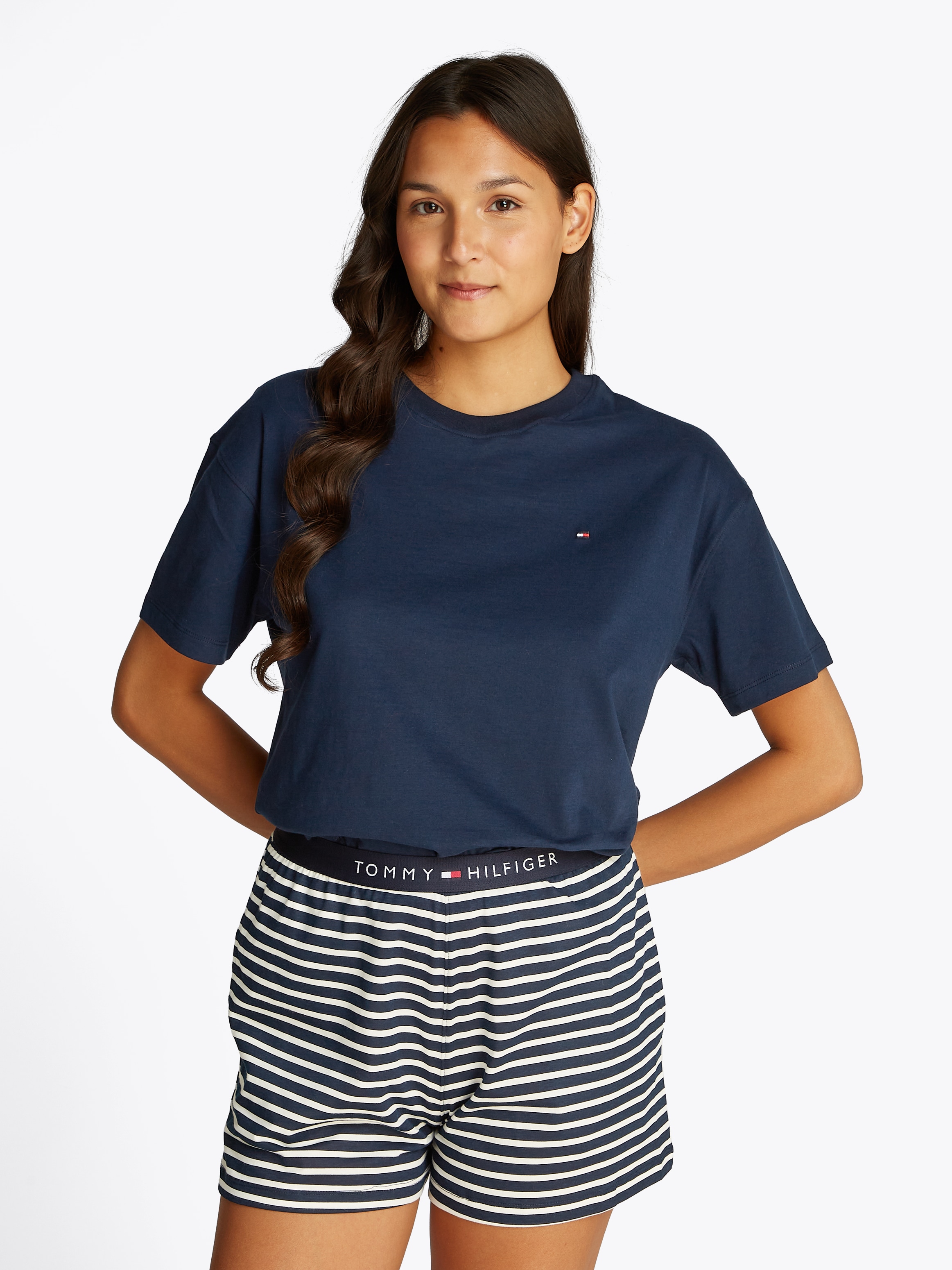 Tommy Hilfiger Underwear Pyjama "SS PRT PJ SHORT SET", (Set, 2 tlg., 2tlg), günstig online kaufen