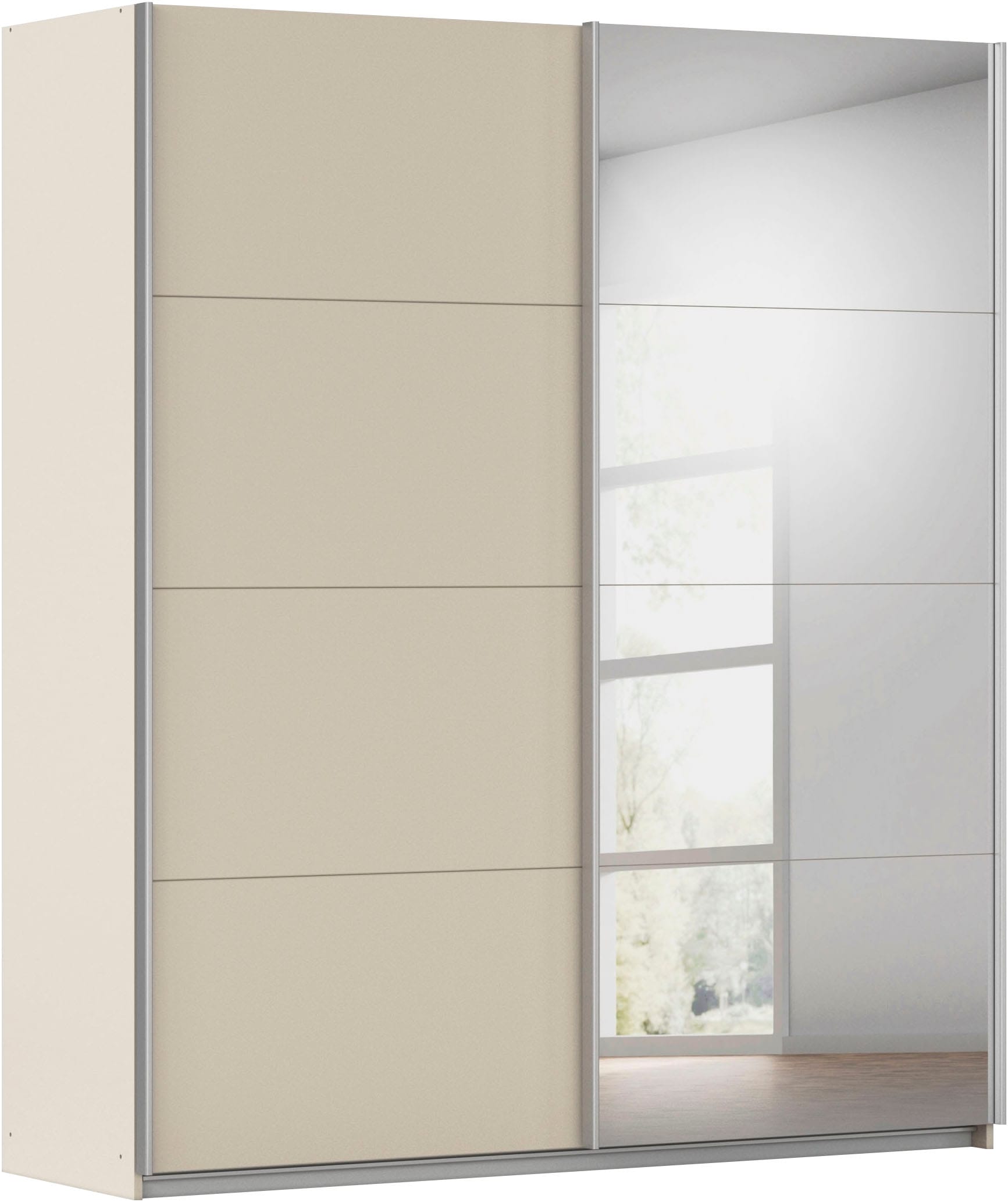 OTTO home Kleiderschrank "Mehrzweckschrank Schwebetürenschrank Mietswohnung Schlafzimmer CORTONA" erhältlich in Breite: 136/181/203/226/271/315/360 cm, Höhe: 210/229 cm, in 3 Ausstattungen BASIC/CLASSIC/PREMIUM (SOFT-CLOSE) MADE IN GERMANY