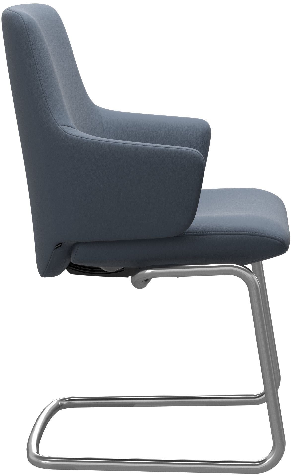 Stressless® Polsterstuhl »Laurel«, Leder PALOMA, Low Back mit Armlehne, Größe L, mit Beinen aus Stahl in Chrom glänzend