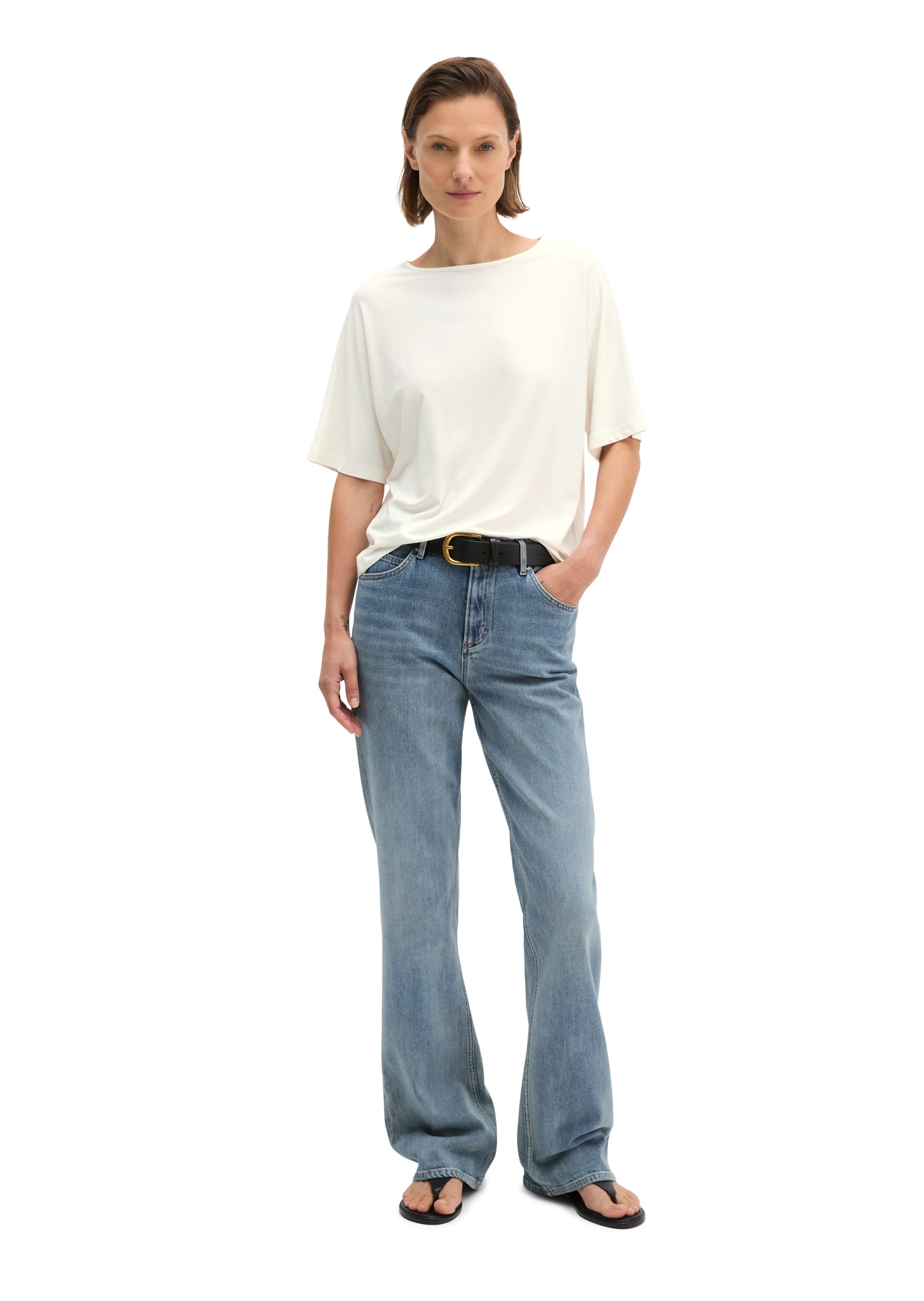 Marc O'Polo T-Shirt »aus Viskose-Stretch-Jersey«