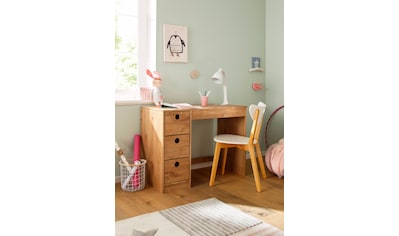 Lüttenhütt Kinderschreibtisch »Alpi«, Jugendschreibtisch, Schreibtisch, aus massivem... kaufen