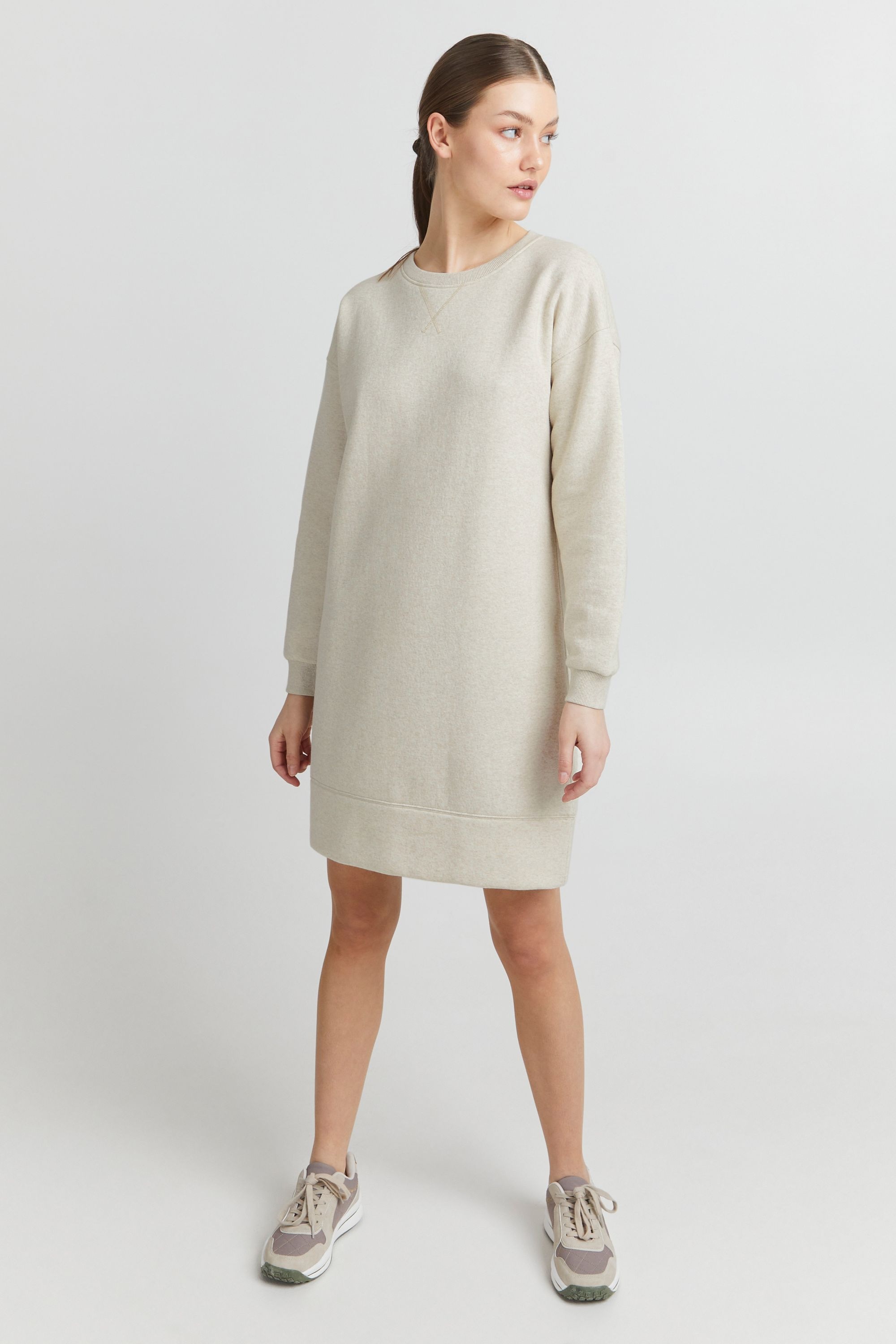 Robe en molleton OXMO OXHolly Beige XS 2