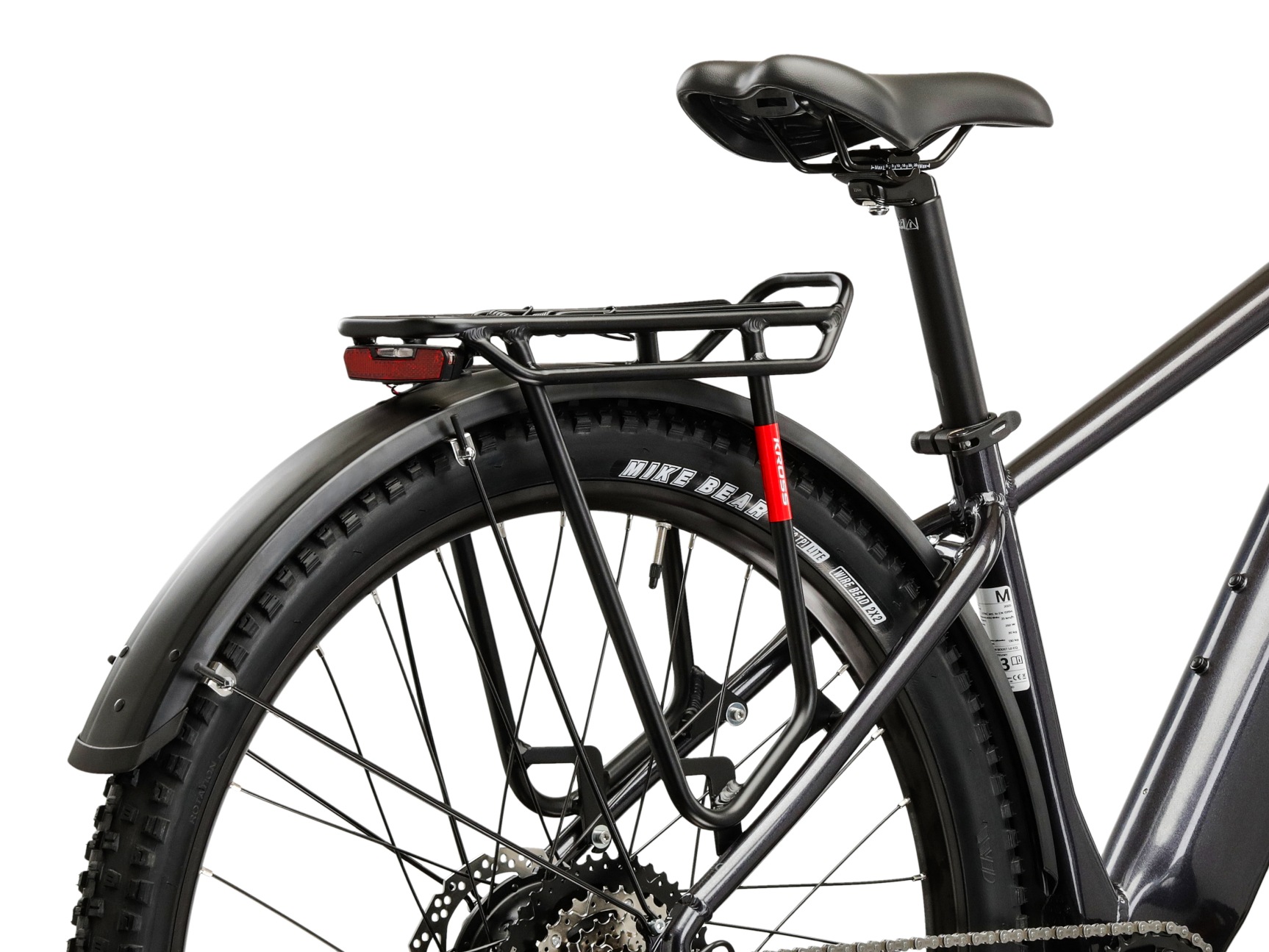 Kross »KROSS E-MTB Hexagon Boost 1.0 29 Zoll graphite 8 Gänge« 8 Gang Shimano ESSA U2000 Schaltwerk Kettenschaltung Heckmotor 250 W KROSS E-MTB Hexagon Boost 1.0 29 Zoll graphite 8 Gänge