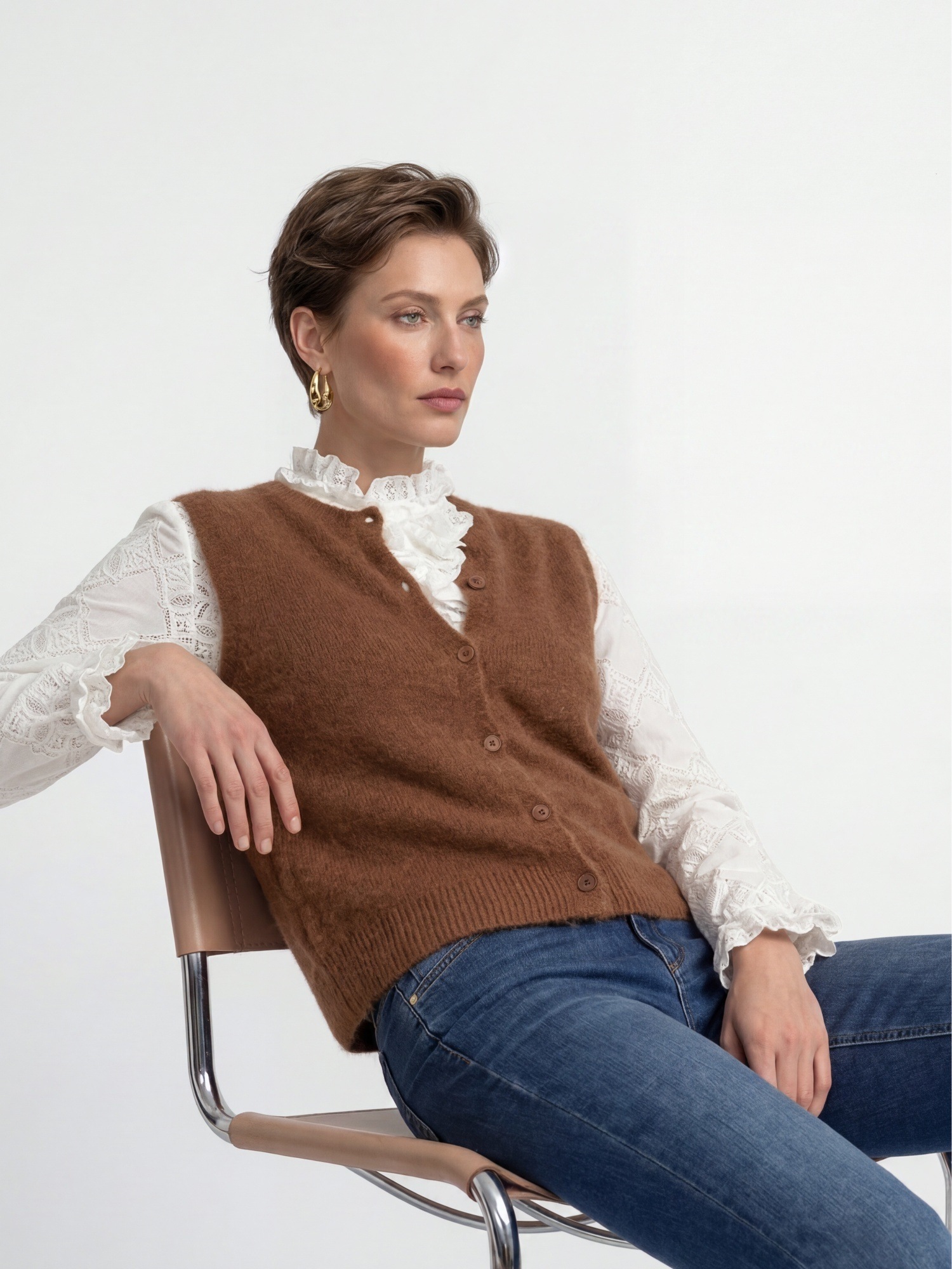 RICHROYAL Strickweste »Rich & Royal«