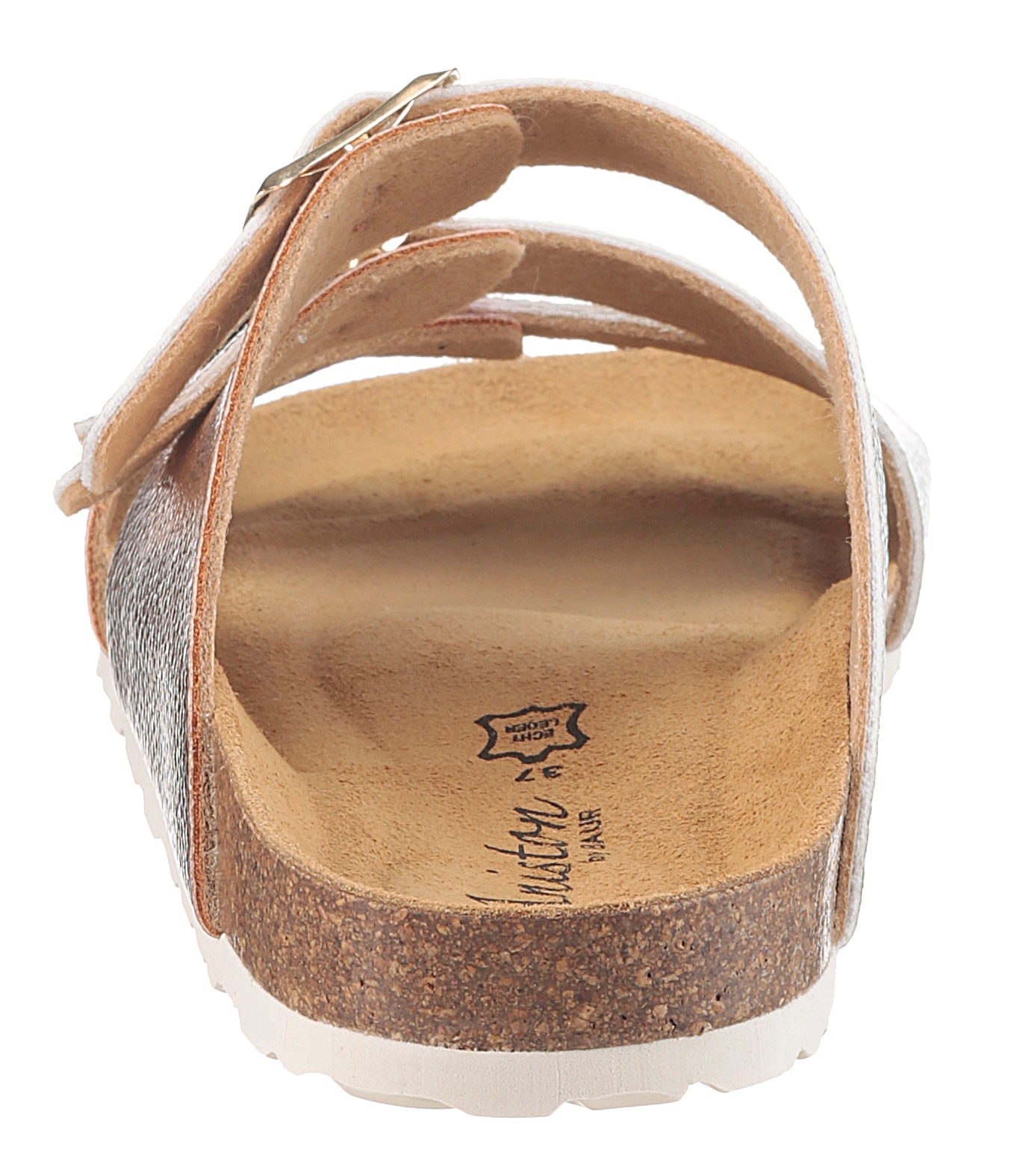 Aniston SHOES Pantolette, Sommerschuh, Strandschuh, Urlaubschuh, Metallic - NEUE KOLLEKTION