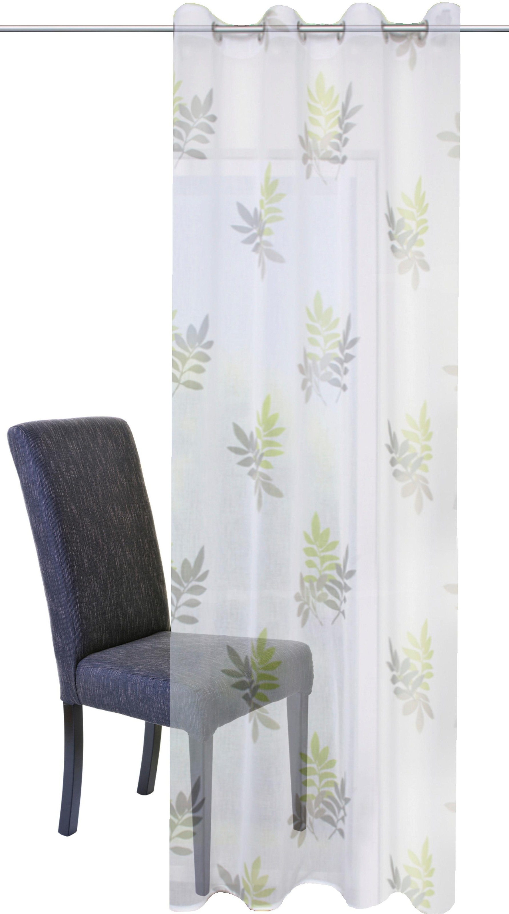 HOME WOHNIDEEN Gardine "BAMBOU" Ösen 1 Stk. tlg. HxB: 245x140, ÖSENSCHAL DR günstig online kaufen