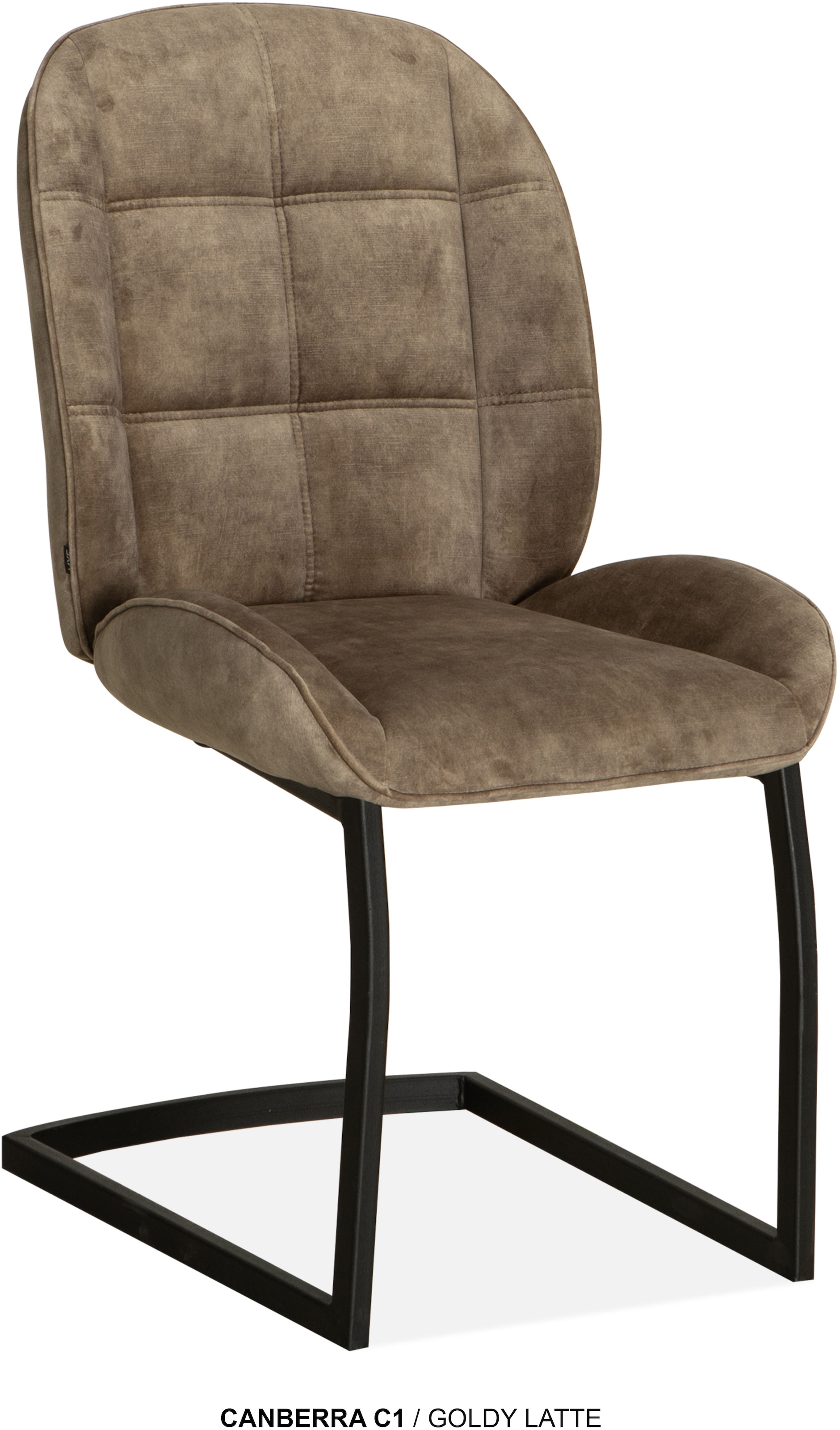 OMG Design Esszimmerstuhl »Canberra« (Set) 1 Stk.Esszimmerstuhl, pflegeleichter Samtvelour Bezug